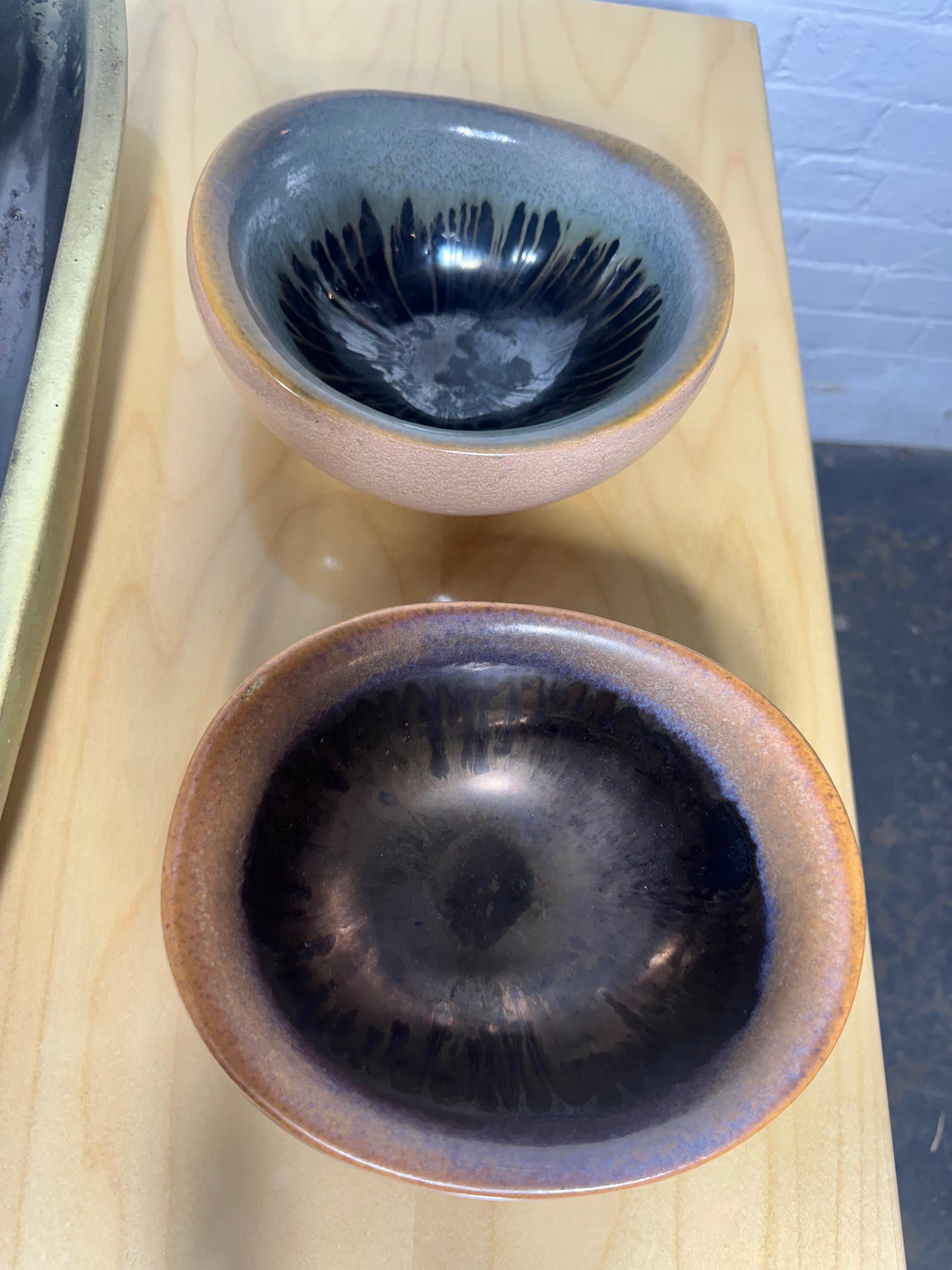 Set 4 Bauer vases / vessels by Russel Wright 1940's / Modernist in vendita 7