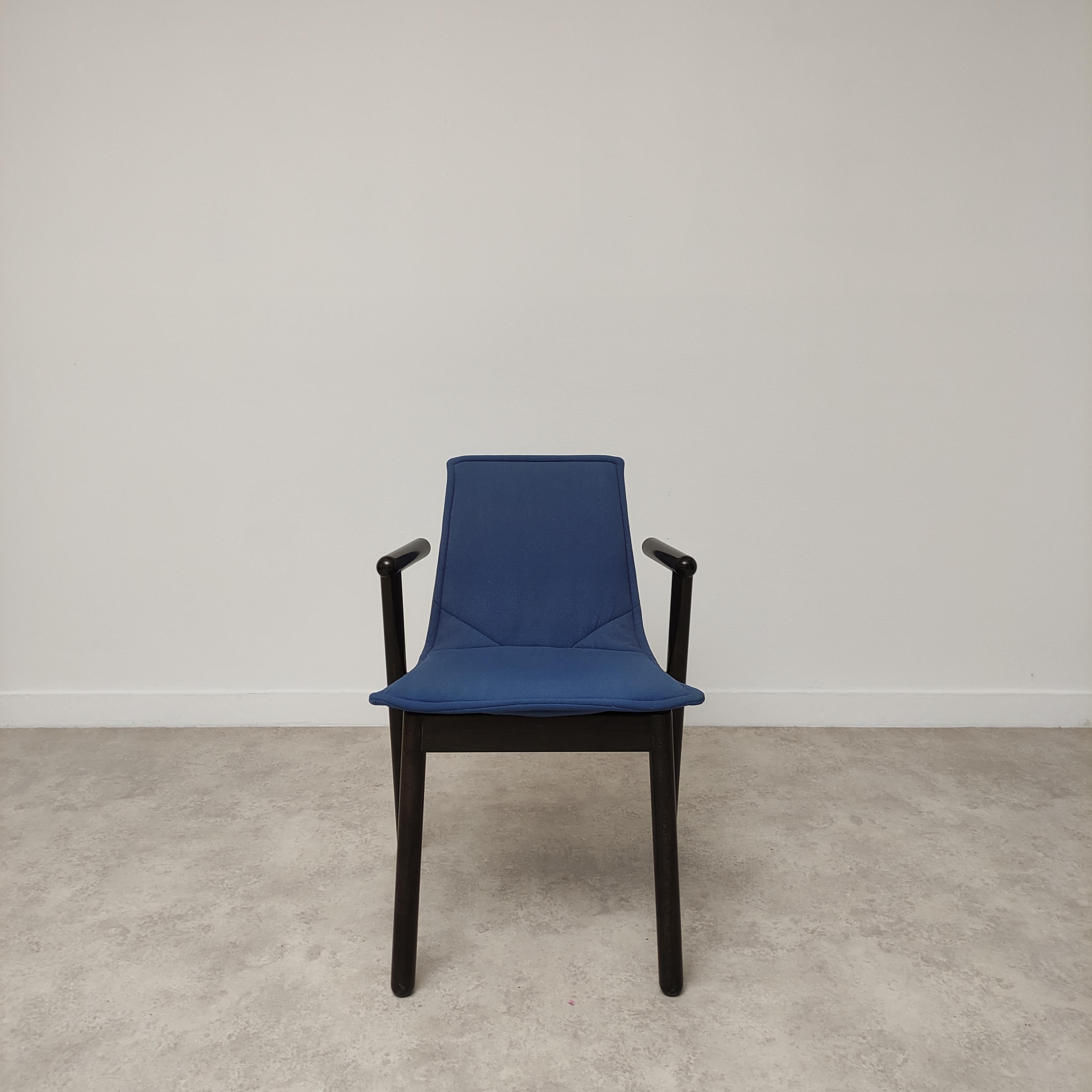 Italian Set 4 Cassina VillaBianca chairs by Vico Magistretti  For Sale