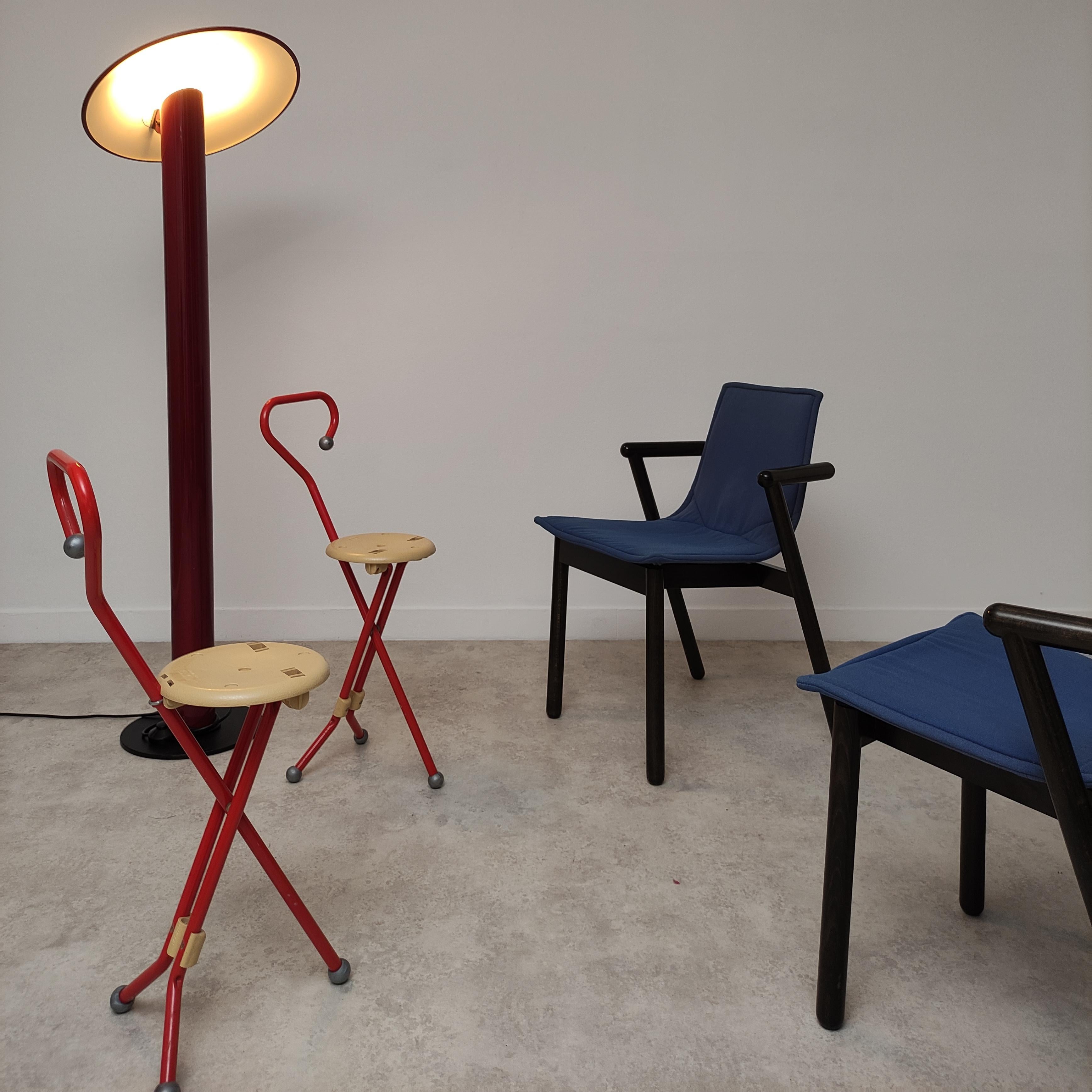 Late 20th Century Set 4 Cassina VillaBianca chairs by Vico Magistretti  For Sale