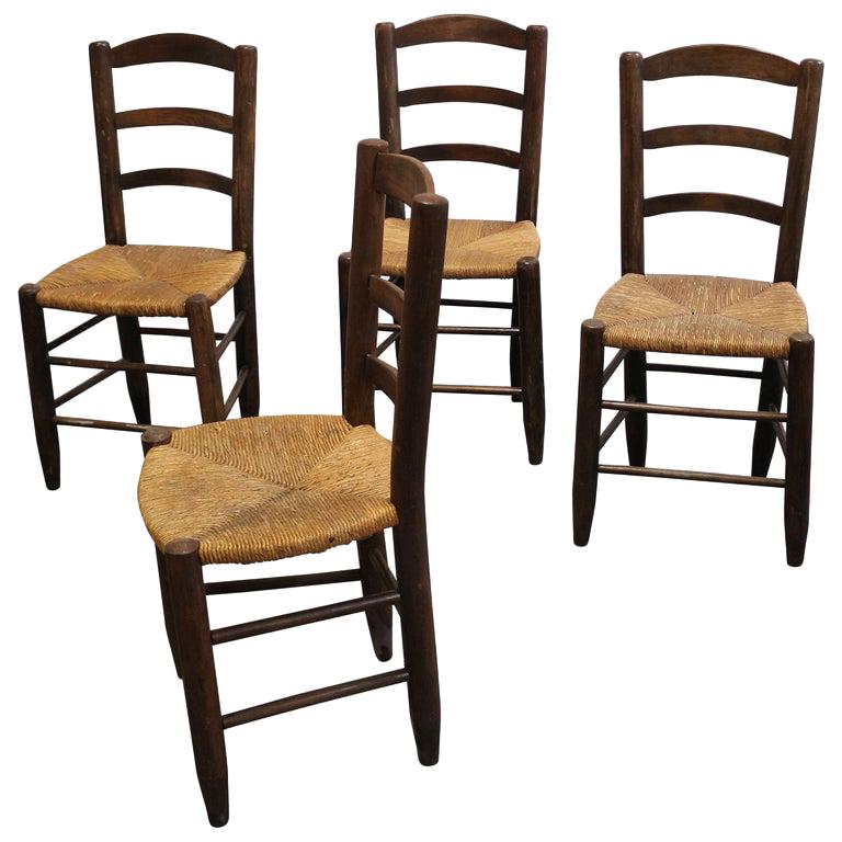 Set 4 Chairs, French Modernism