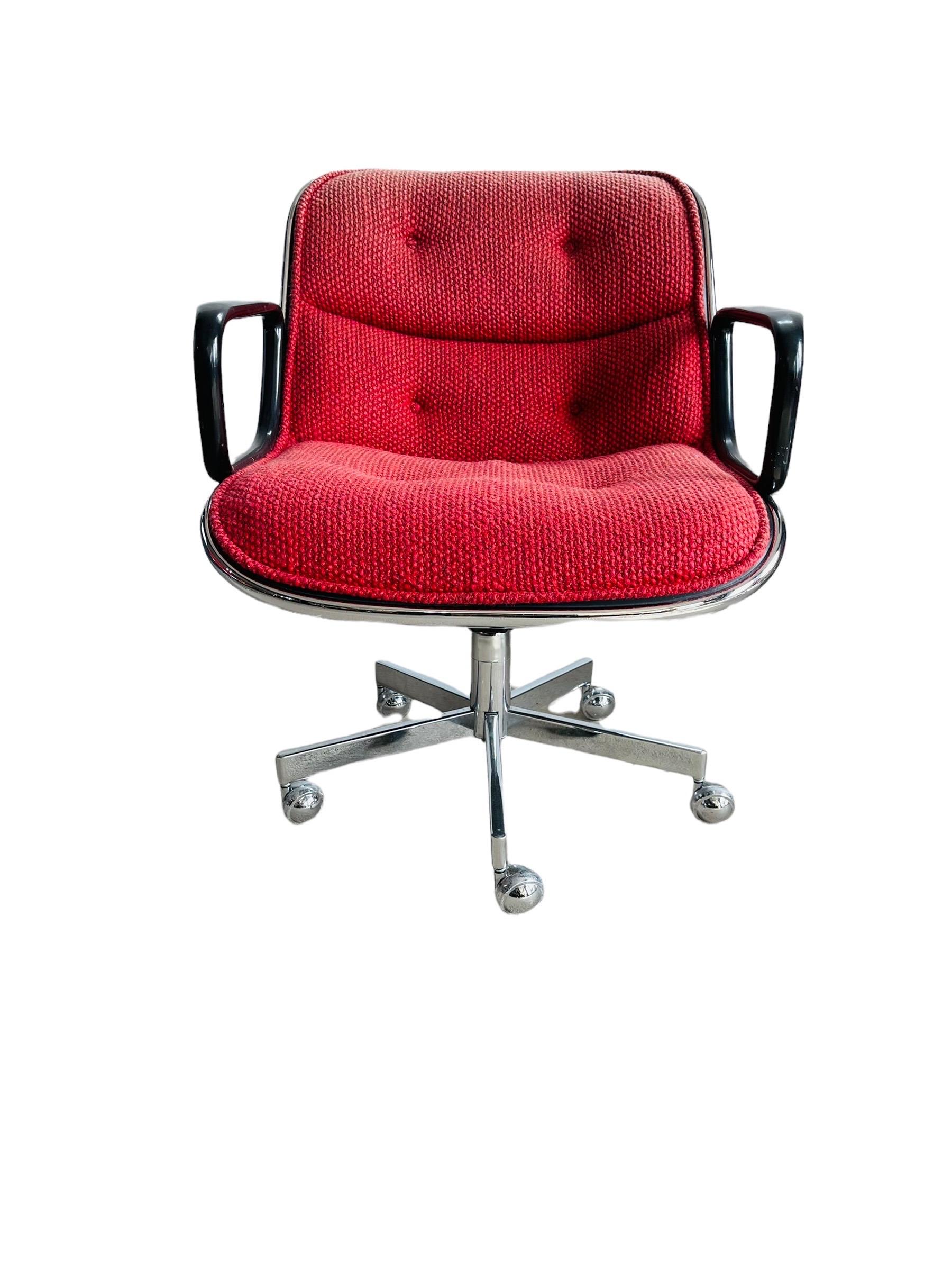 Ensemble de 4 fauteuils Charles Pollock conçus par Charles Pollock pour Knoll en vente 3