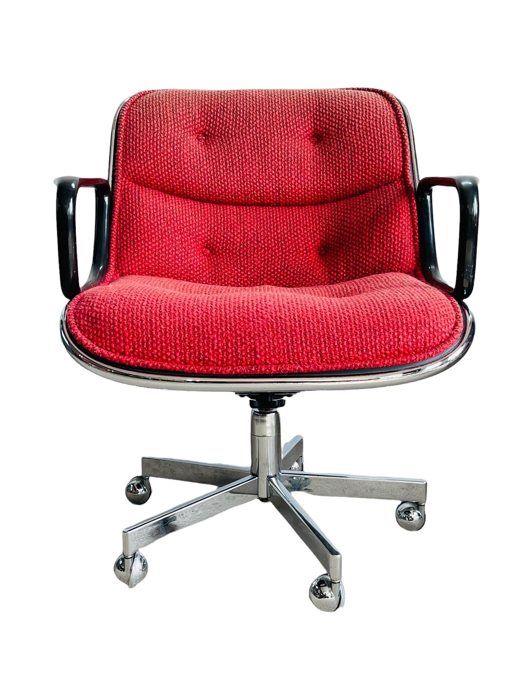 Ensemble de 4 fauteuils Charles Pollock conçus par Charles Pollock pour Knoll en vente 1