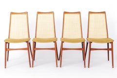 Set 4 chaises de salle à manger 1960 par Wilhelm Benze GmbH, Allemagne