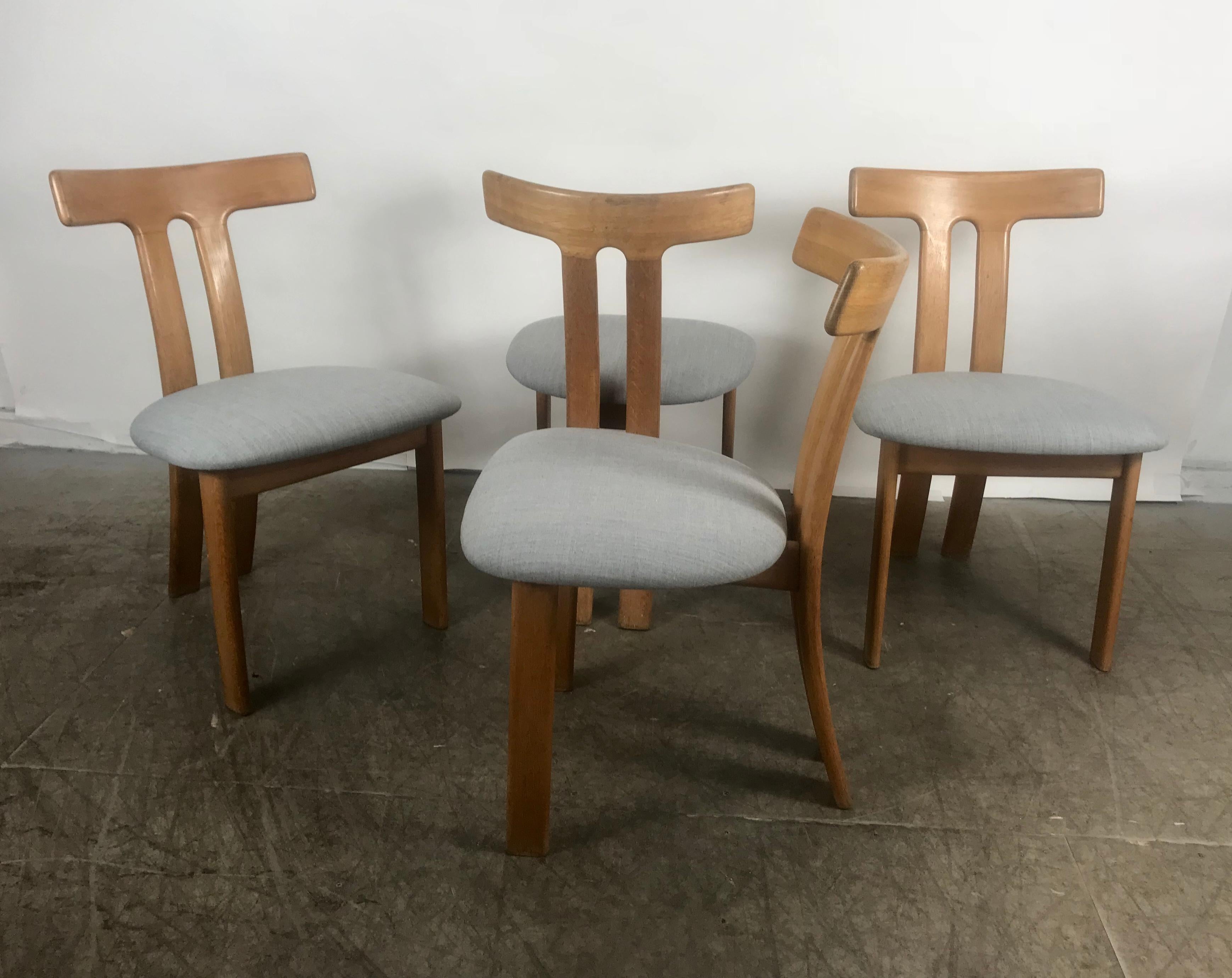 Set 4 Dining Chairs Attributed to Ole Wanscher, 