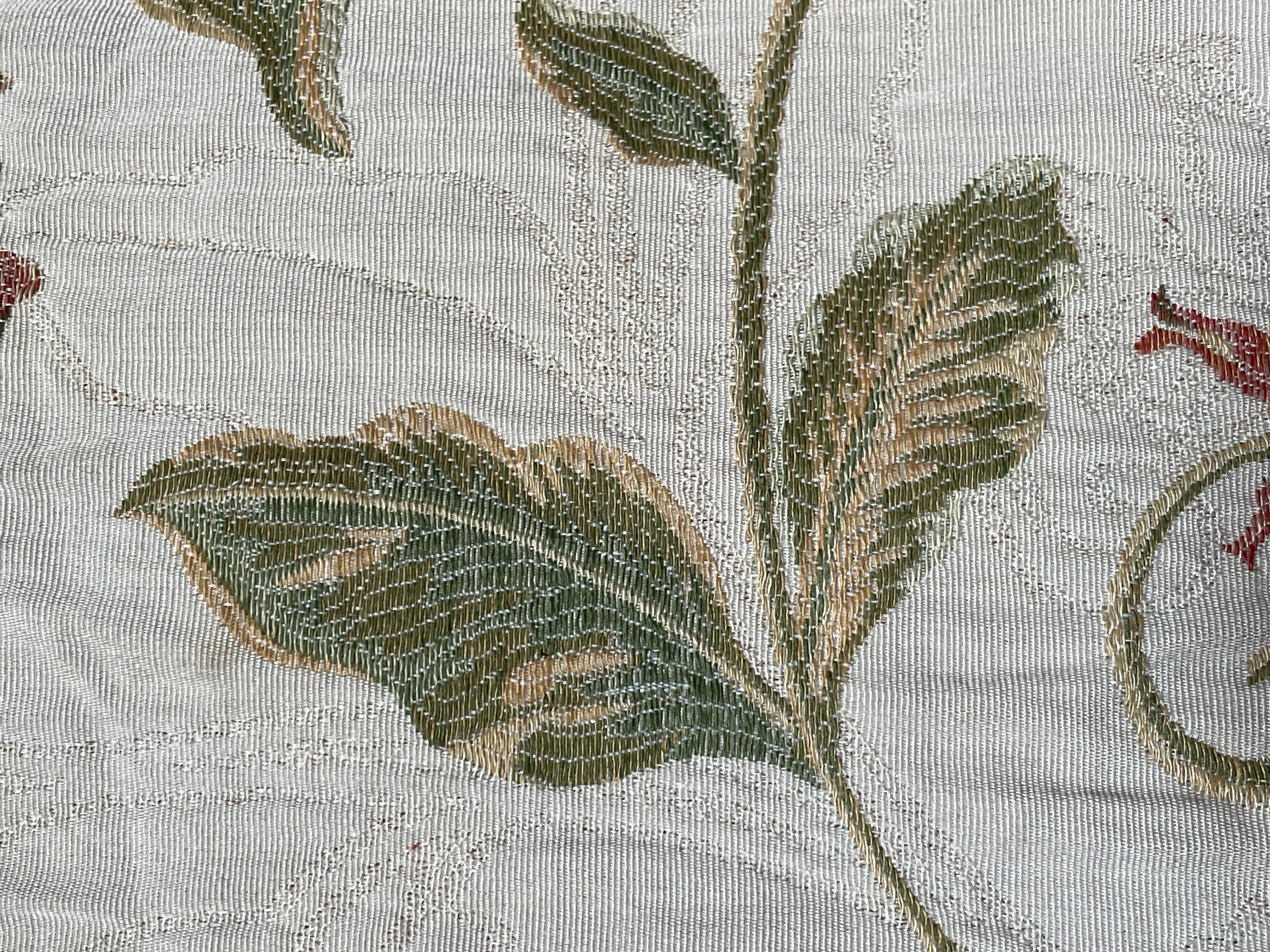 Ensemble 4 rideaux floraux style 18ème siècle Coussins d'ameublement 73 