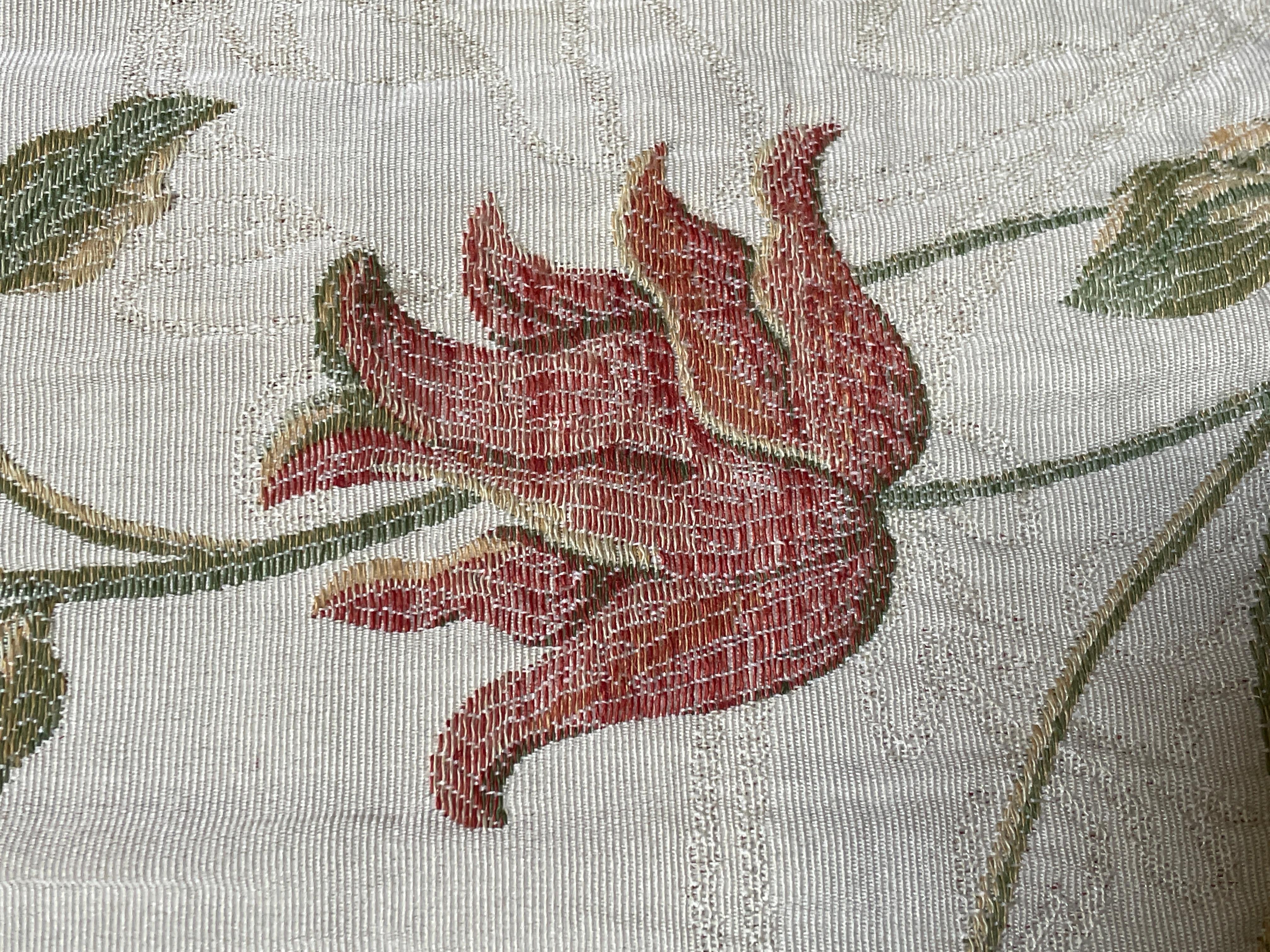 Anglais Ensemble 4 rideaux floraux style 18ème siècle Coussins d'ameublement 73 