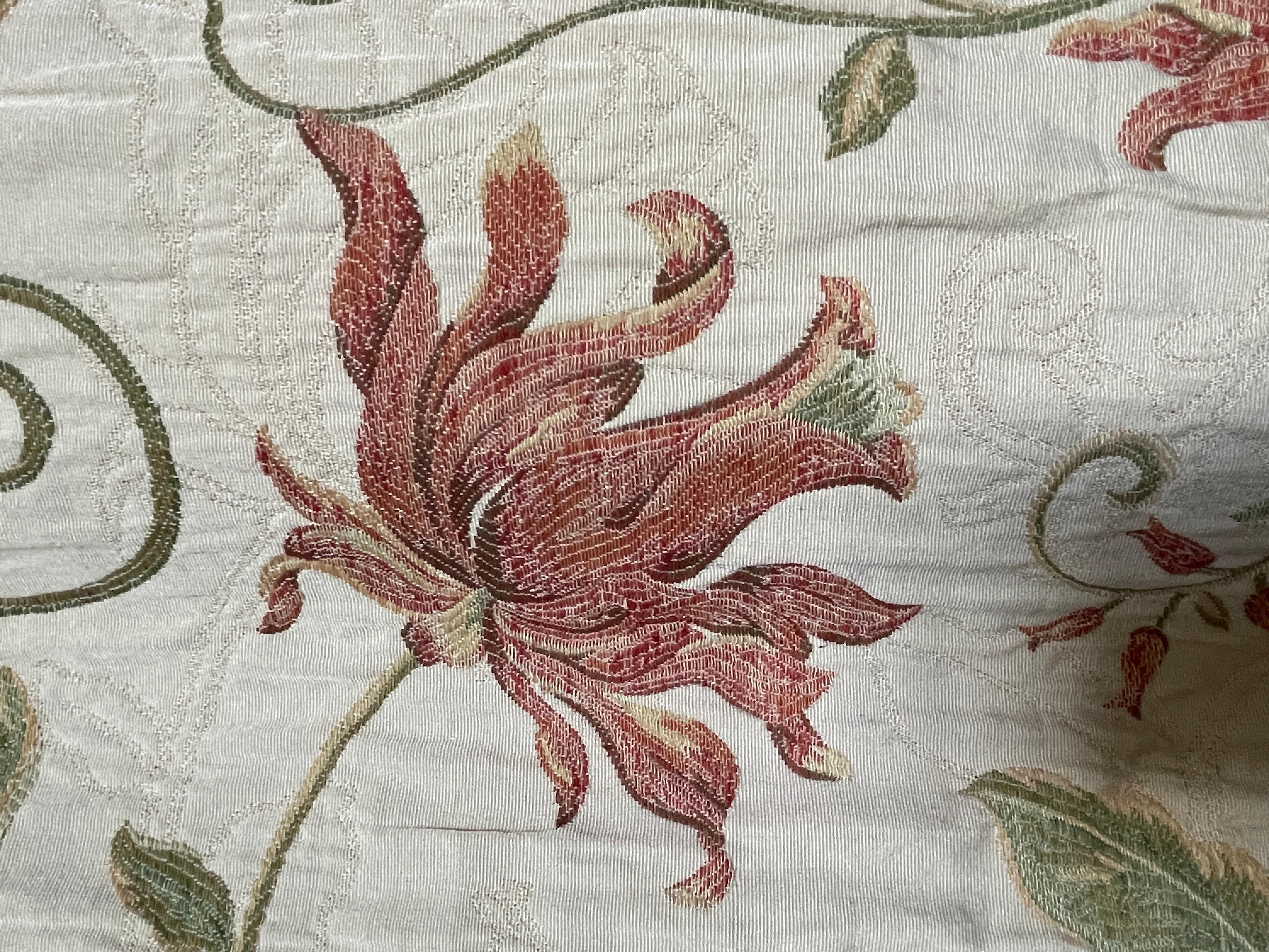 Ensemble 4 rideaux floraux style 18ème siècle Coussins d'ameublement 73 
