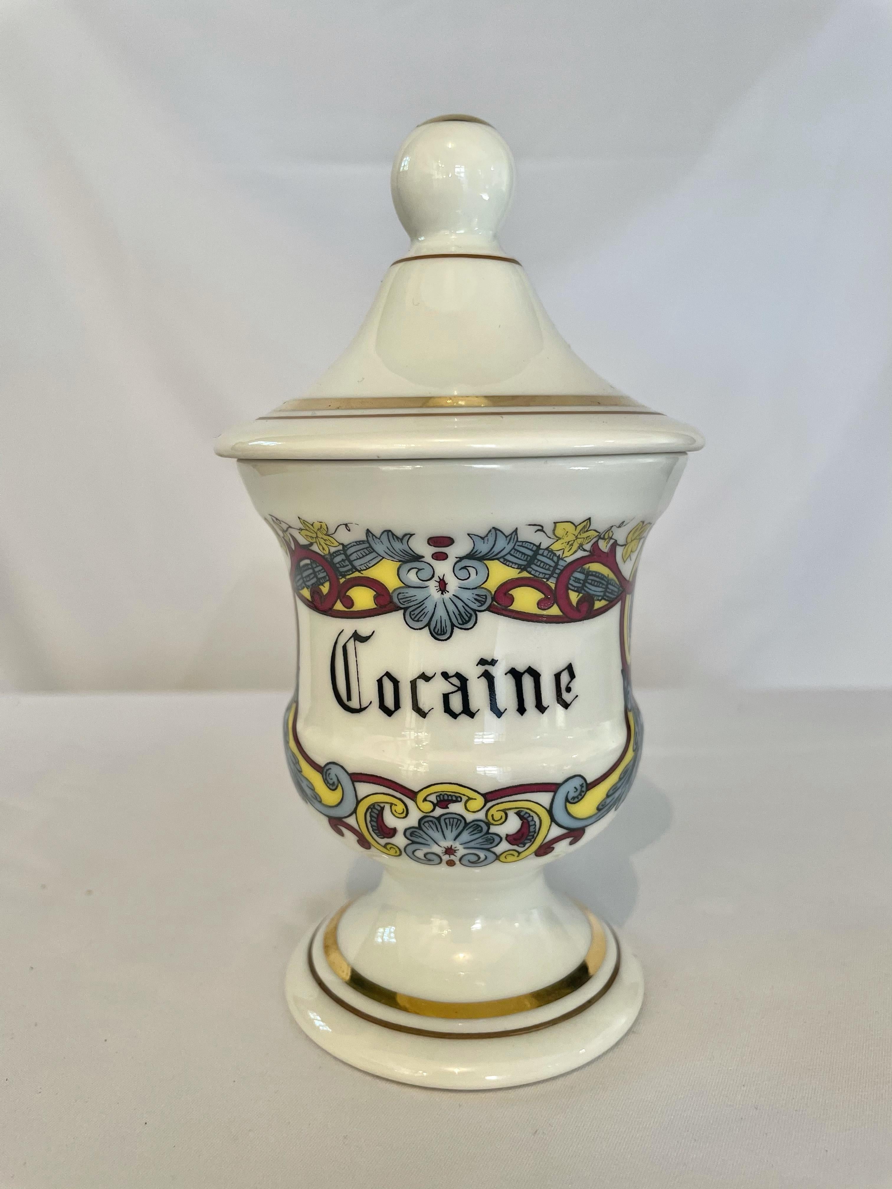 vintage cocaine jars