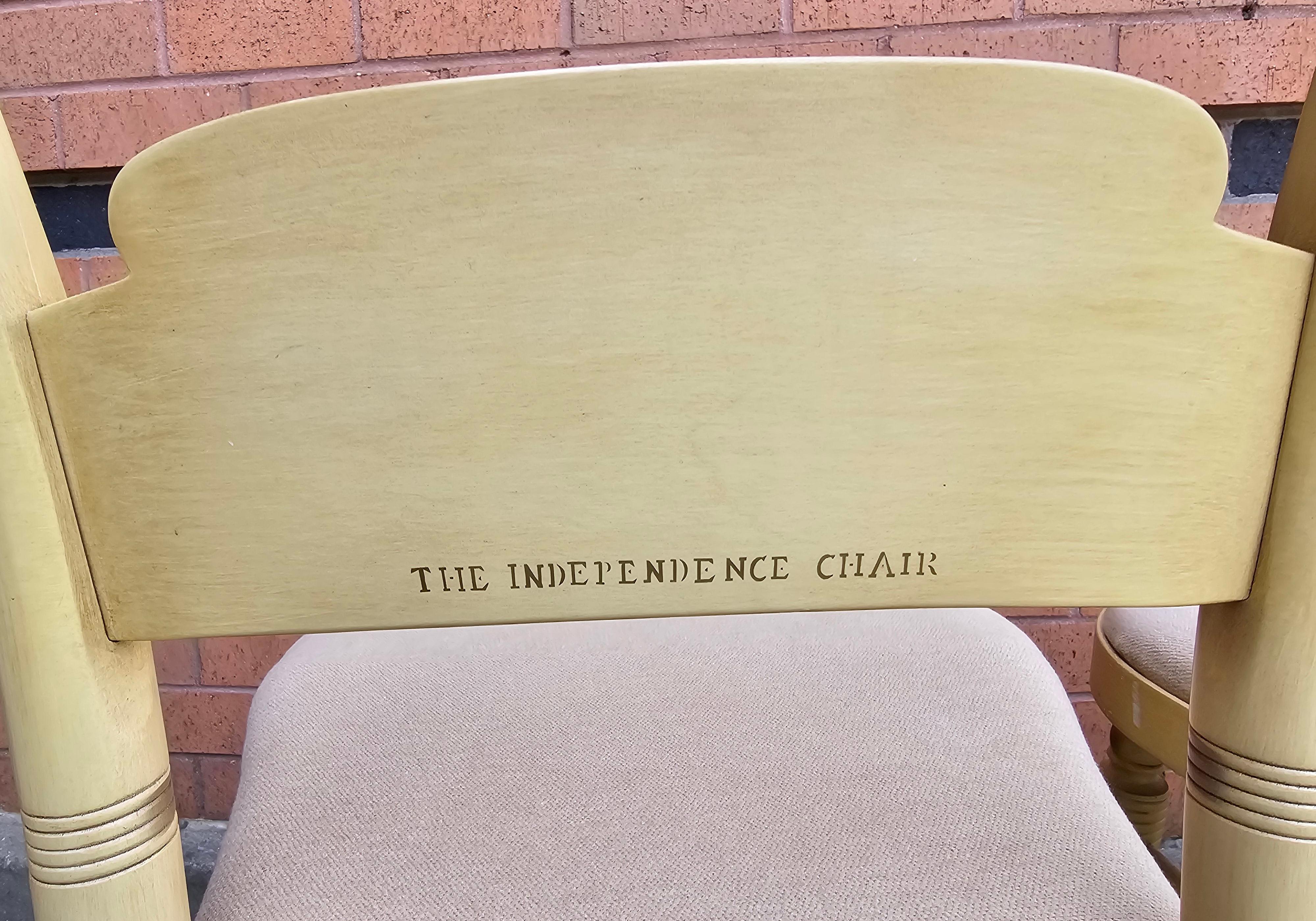 Set 4 Hitchcock für Strawbridge & Clothier 'The Independence Chairs' Ltd Edition im Angebot 4