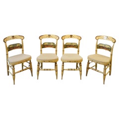 Set 4 Hitchcock For Strawbridge & Clothier 'The Independence Chairs" Ltd Edition