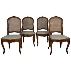 Set 4 Louis XV Dining Chairs