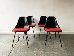 Set 4 mid century 1960’s chairs by Maurice Burke for Arkana
