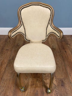 Set 4 Mid Century Gaming Chairs Hollywood Regency 1950