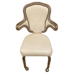 Set 4 Mid Century Gaming Chairs Hollywood Regency 1950