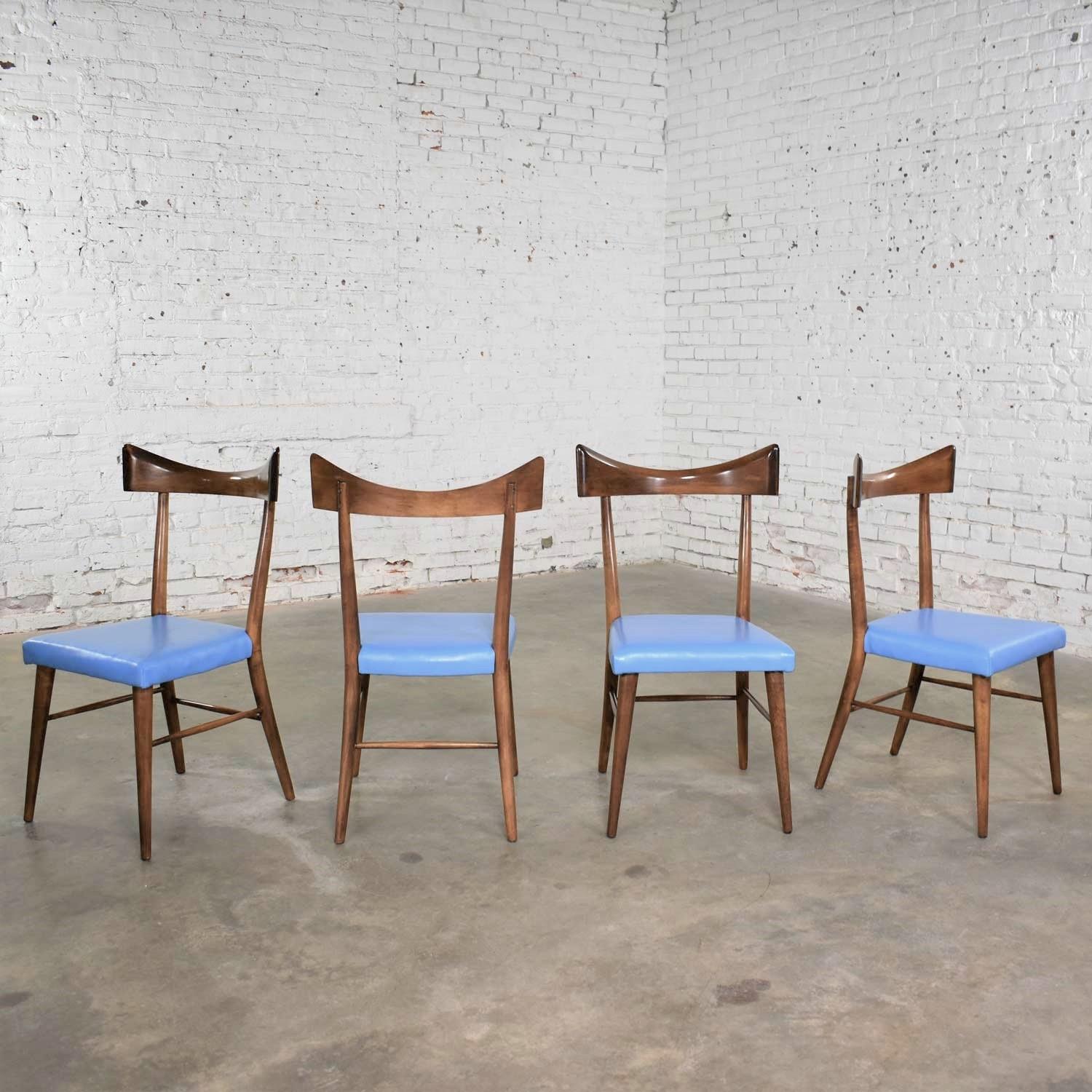 Set 4 Mid-Century Modern Paul McCobb Planner Group Dining Chairs for Winchendon In Good Condition In Topeka, KS