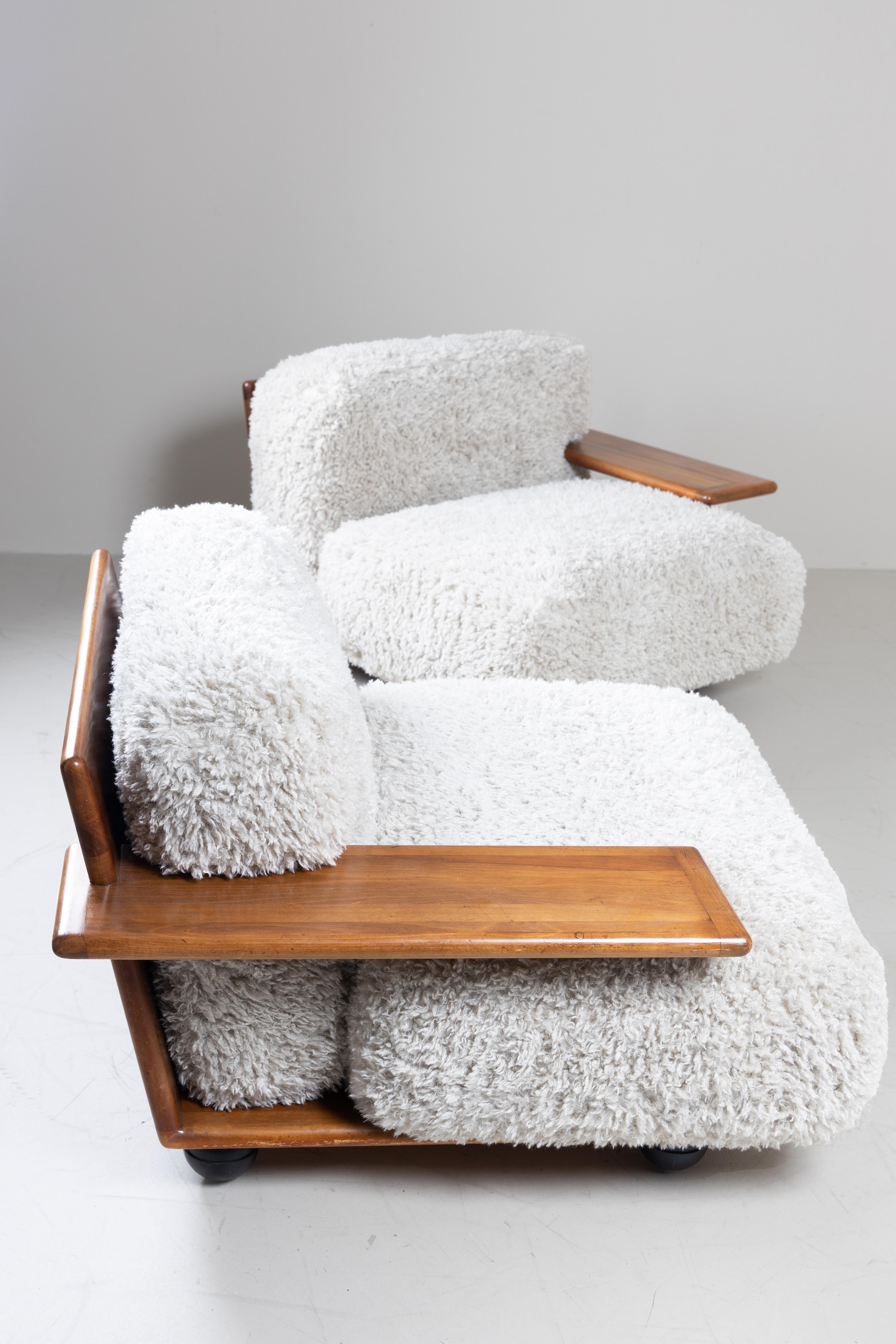 Mid-Century moderno Set 4 moduli Divano Pianura, Mario Bellini, Cassina, 1970 in vendita