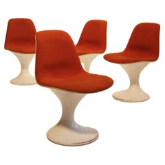 Set 4 Orbit Chairs Herman Miller