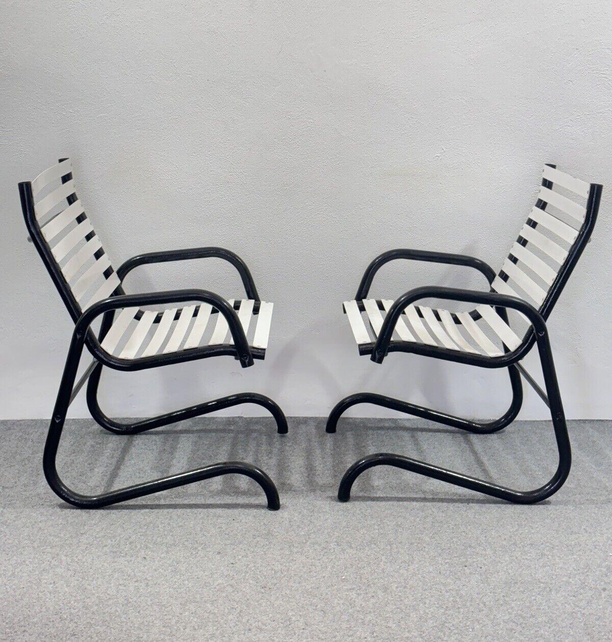 Ensemble de 4 fauteuils de jardin postmodernes Design moderne 1980's Bon état - En vente à Taranto, IT