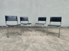 Set 4 Sedie Design Attribuibili a Thonet Modello S 33 Mart Stam xx Secolo