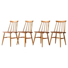 Set 4 sedie Fanett di Tapiovaara originali anni 60