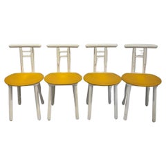 Set 4 sedie Postmodern Memphis Style Italian Design 1980’s