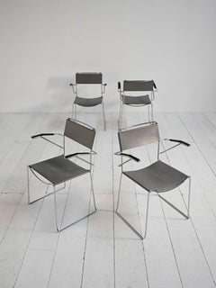 Set 4 chairs "Spaghetti" Giandomenico Belotti for Alias