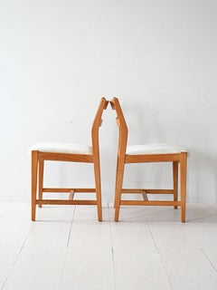 Set 4 sedie “Ulvo” in rovere anni '60