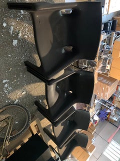 Set 3x seats + low table “Vicario” by Vico Magistretti for Artemide