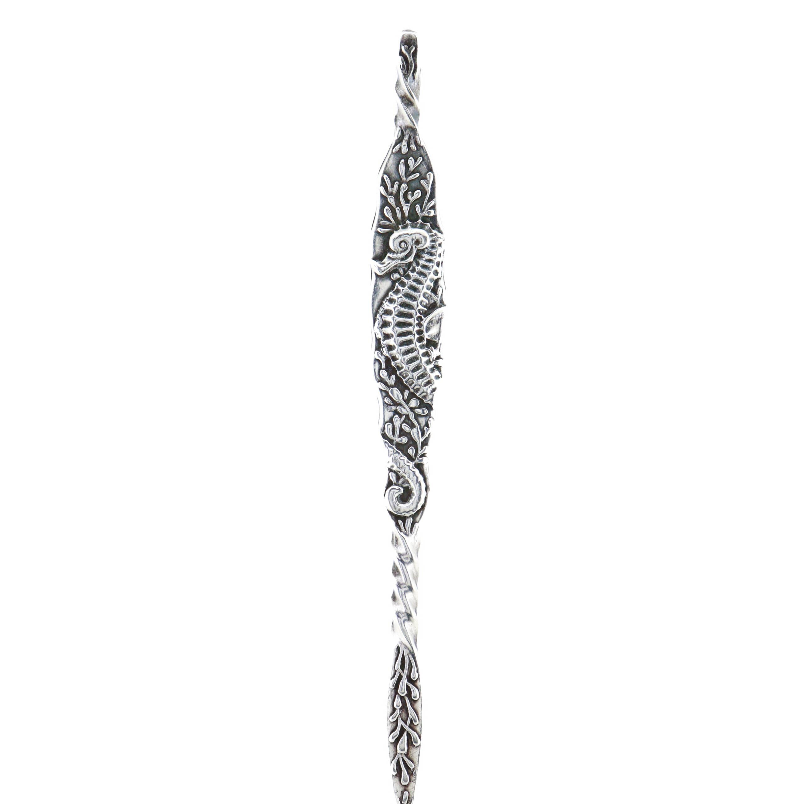 Set di 5 forchette da cocktail in argento antico Whiting A. Silver in vendita 6
