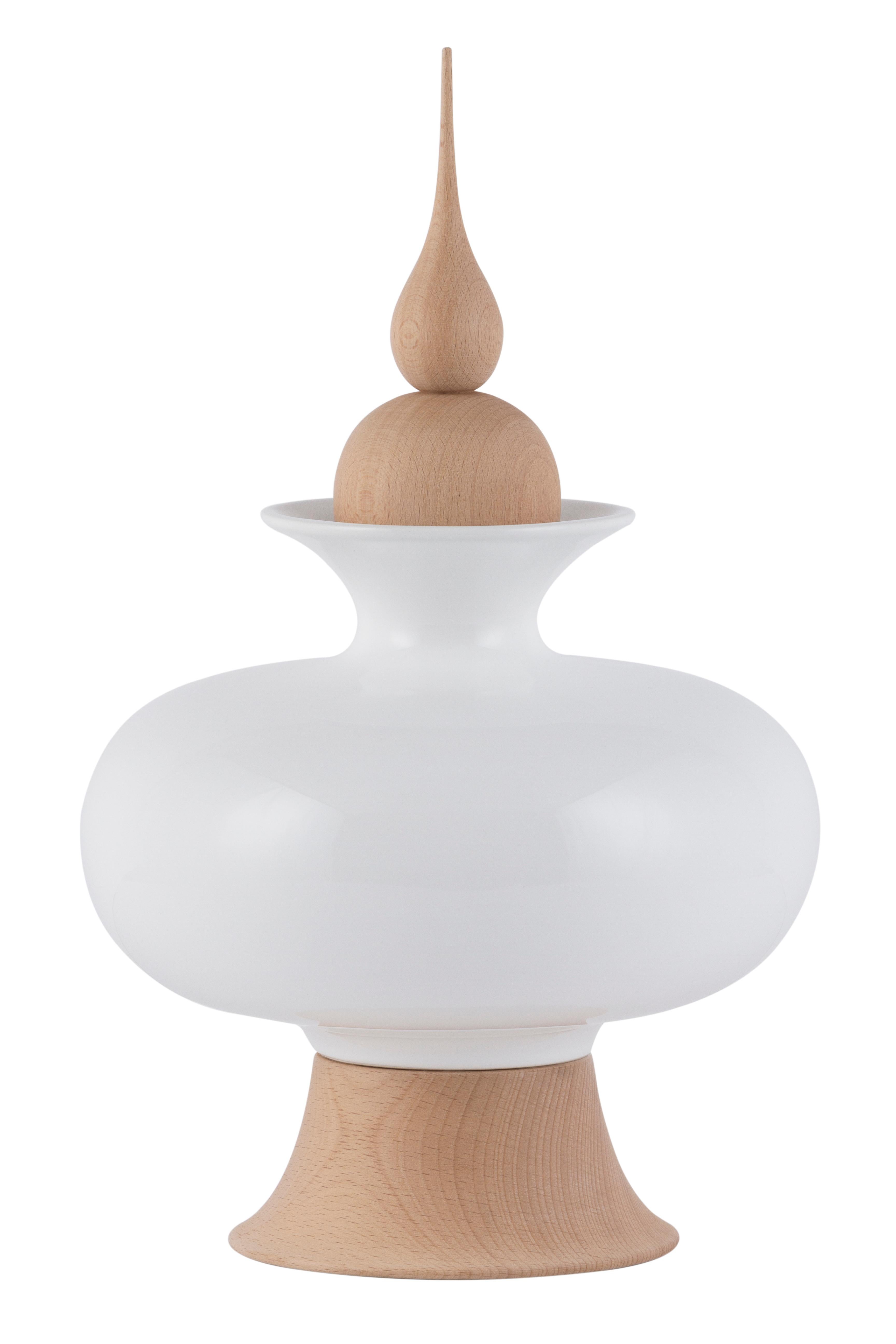 XXI secolo e contemporaneo Set/5 vasi, vasi in ceramica, bianco e blu, fatti a mano in Portogallo da Lusitanus Home in vendita