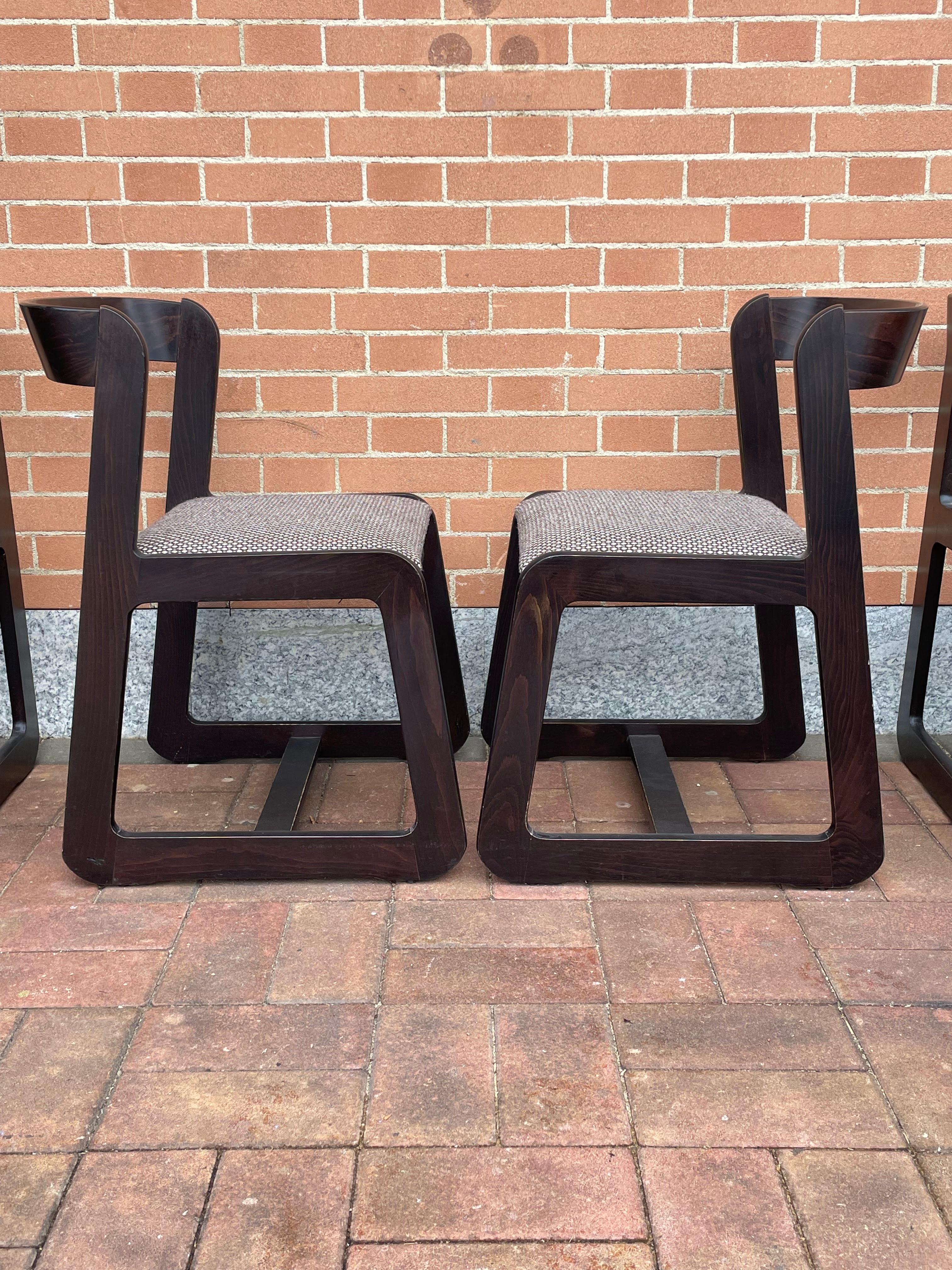 Set 5 Willy Rizzo Chairs for Mario Sabot, 1970s, Italy 10