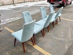 Set 6 Adrian Pearsall 1613-C Dining Chairs for Craft Associates