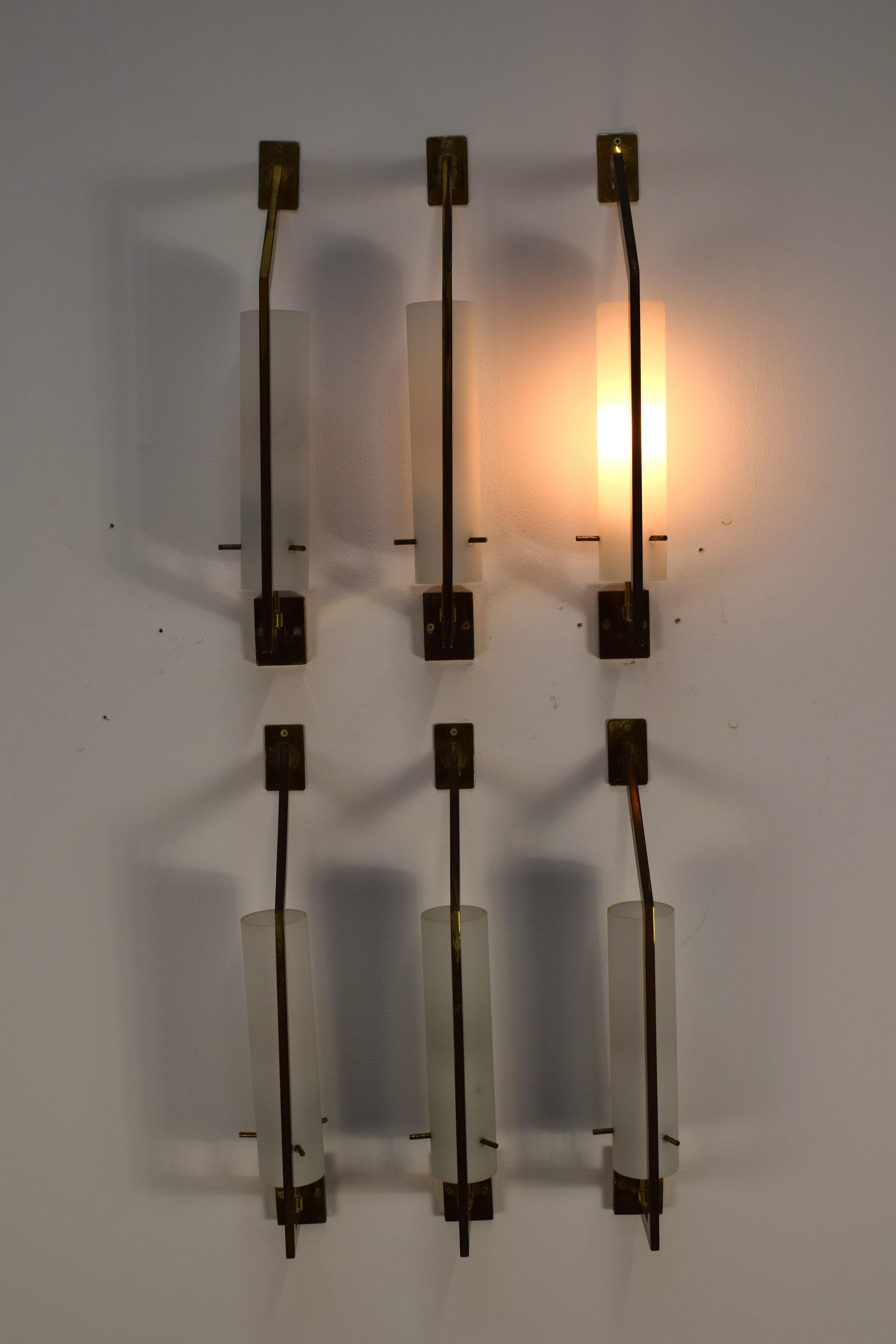 Set 6 apliques Stilnovo en venta 8