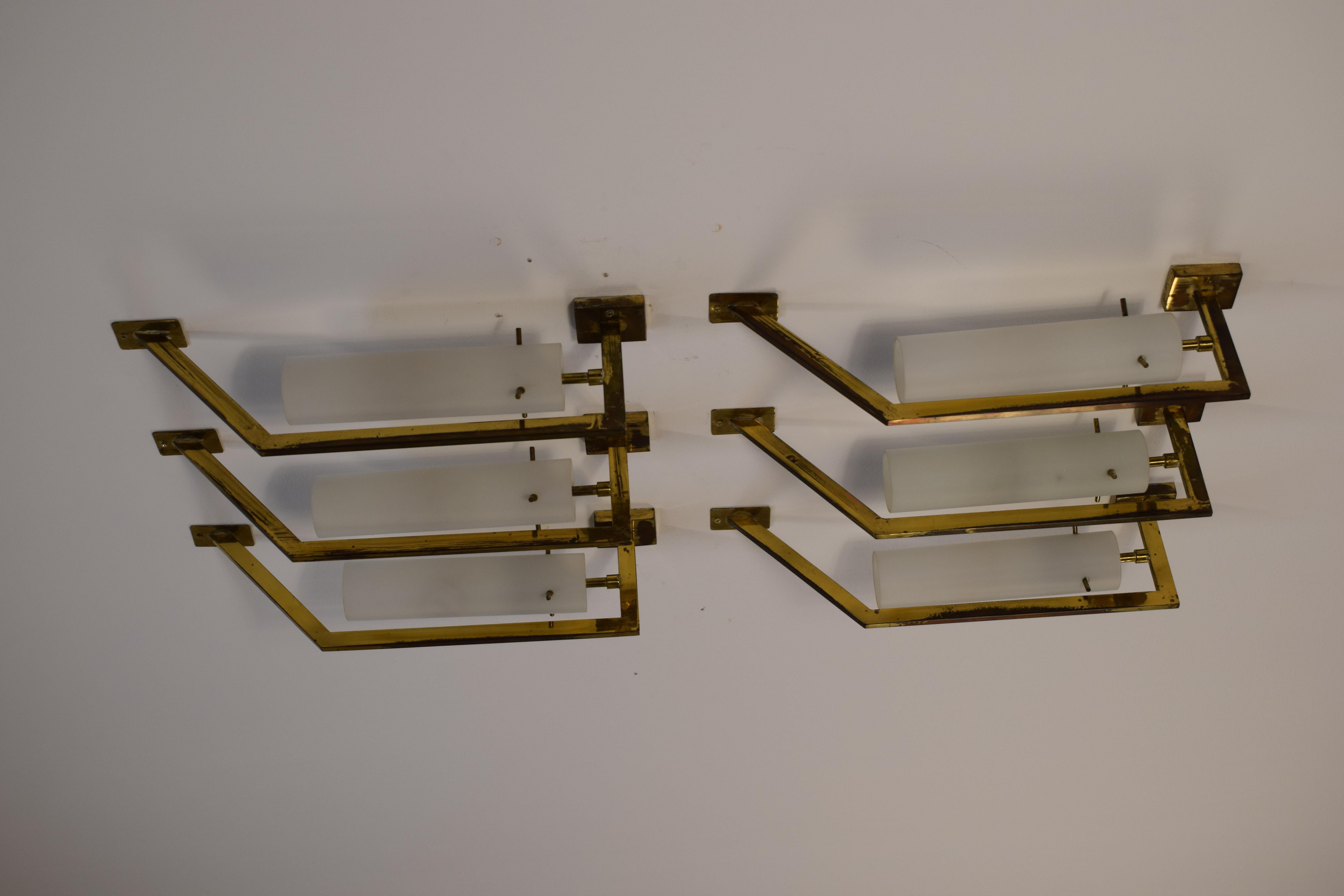 Set 6 apliques Stilnovo en Bueno estado para la venta en Palermo, PA