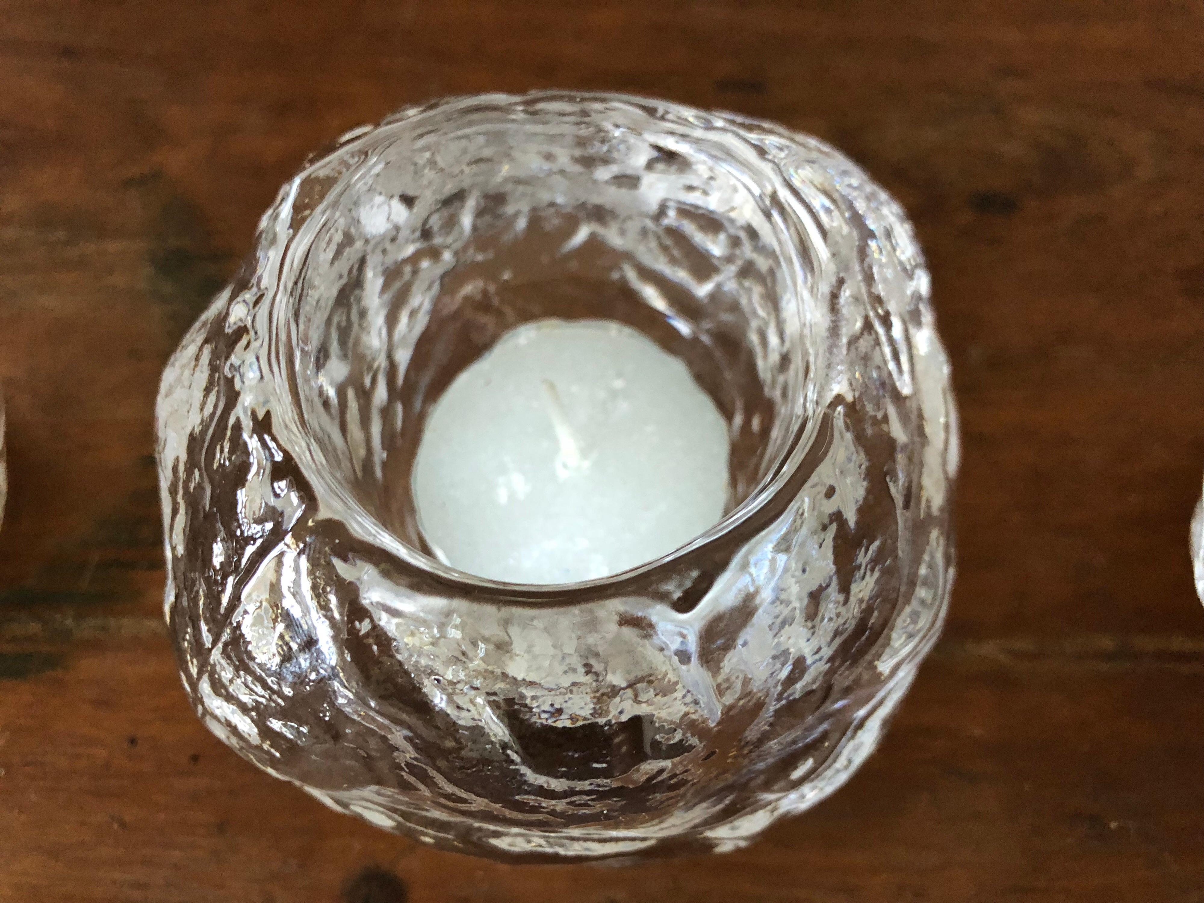 kosta boda snowball votive