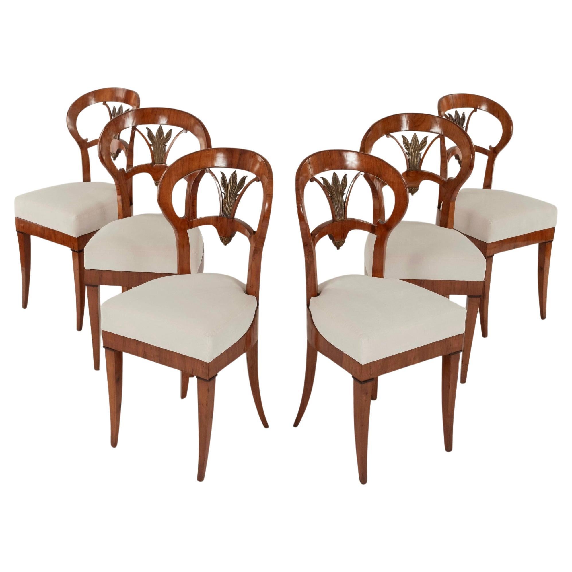 Set 6 Bierdemier Dining Chairs For Sale