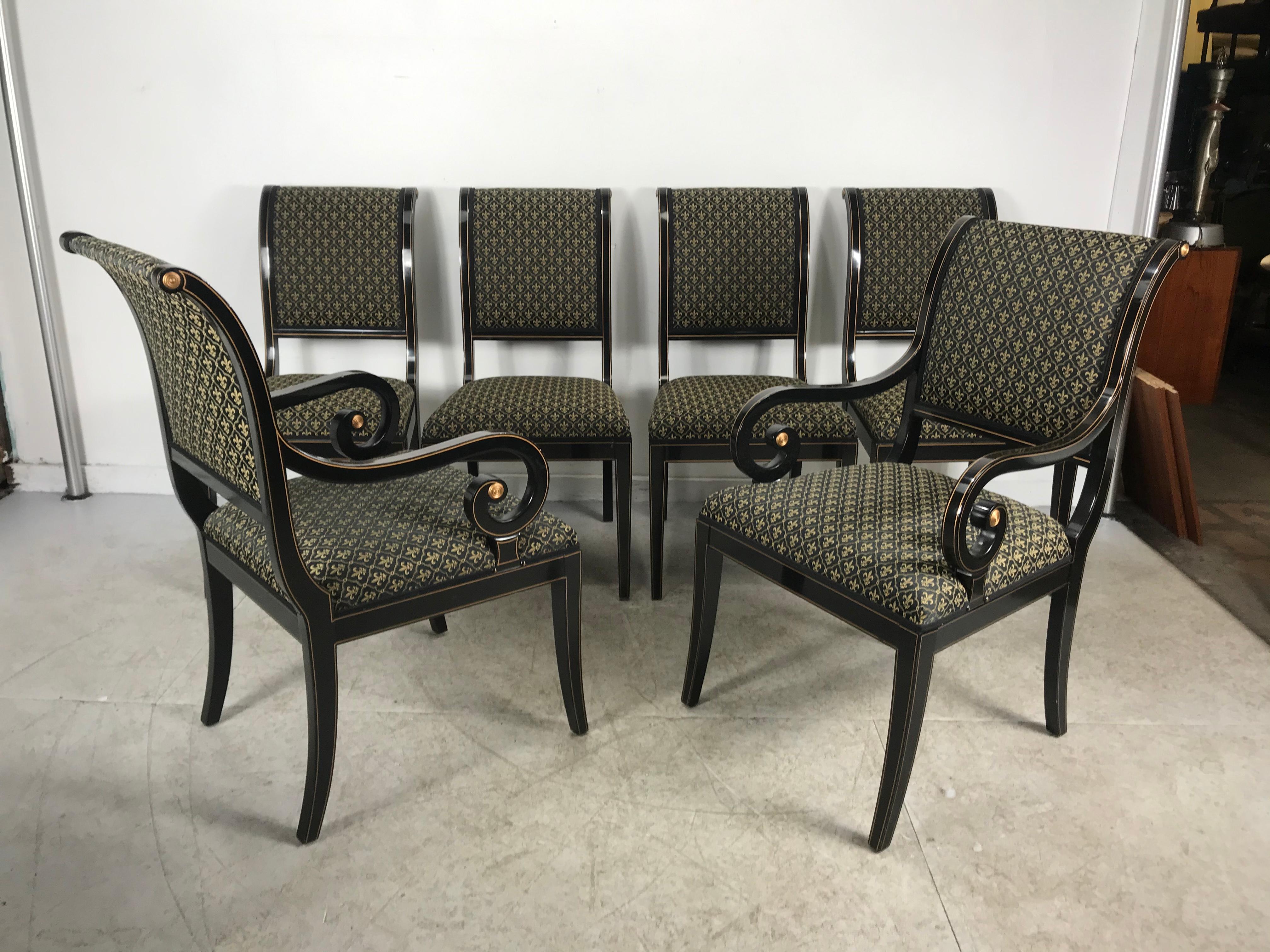 black modern dining chairs set of 6