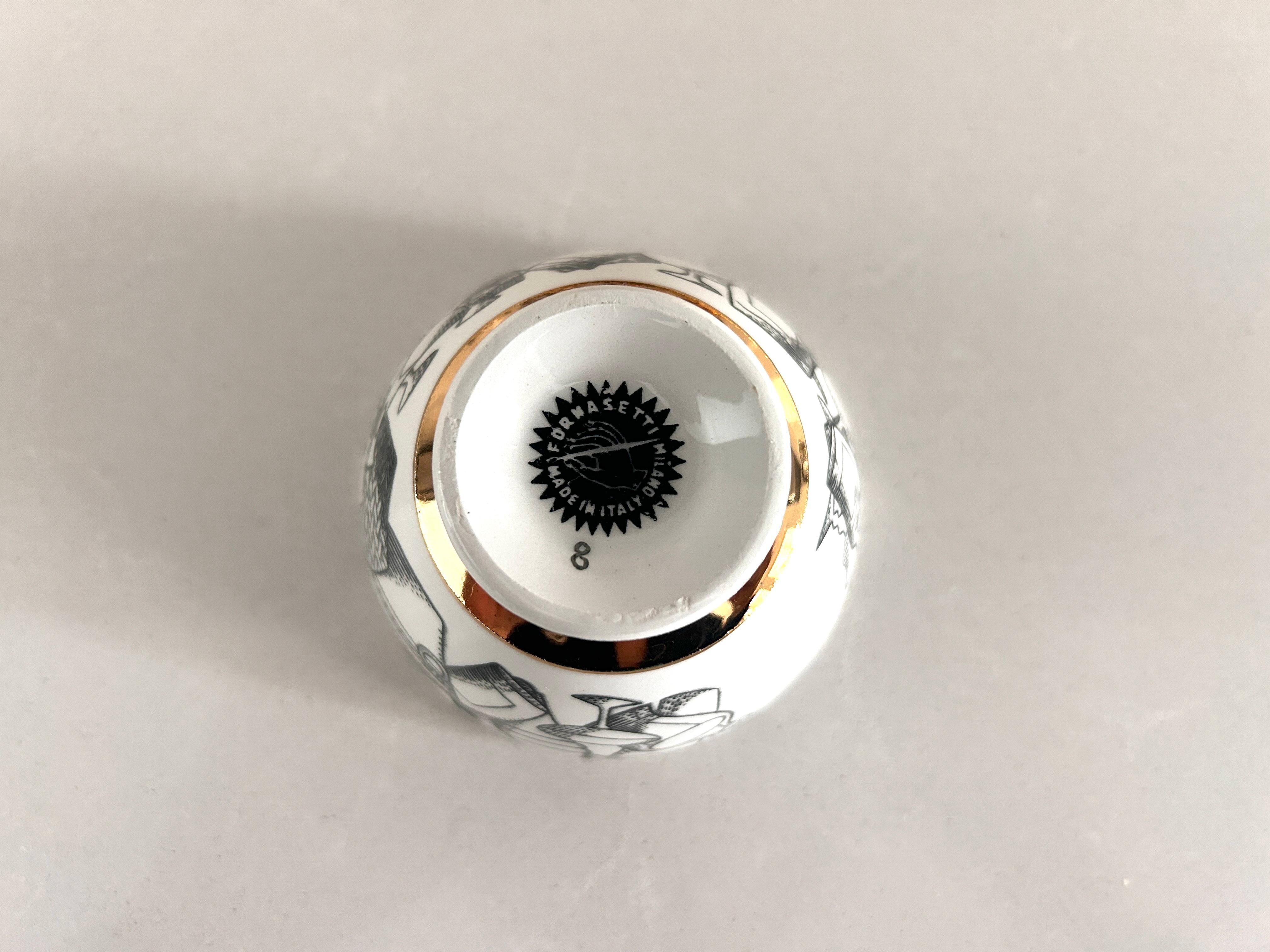 Set 6 ciotoline Appetizers, Piero Fornasetti, Fornasetti Milano anni '70 9