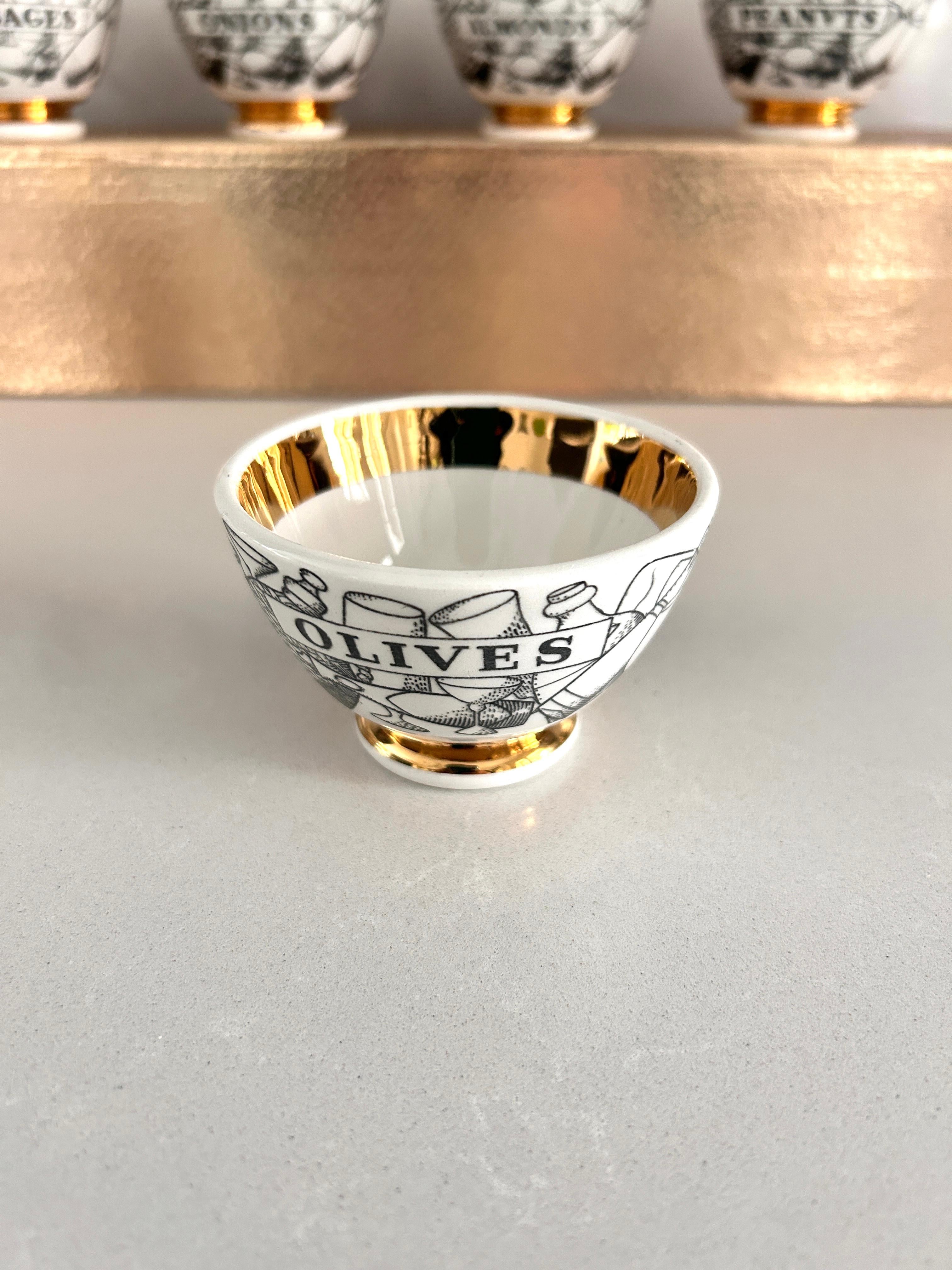 Set 6 ciotoline Appetizers, Piero Fornasetti, Fornasetti Milano anni '70 11