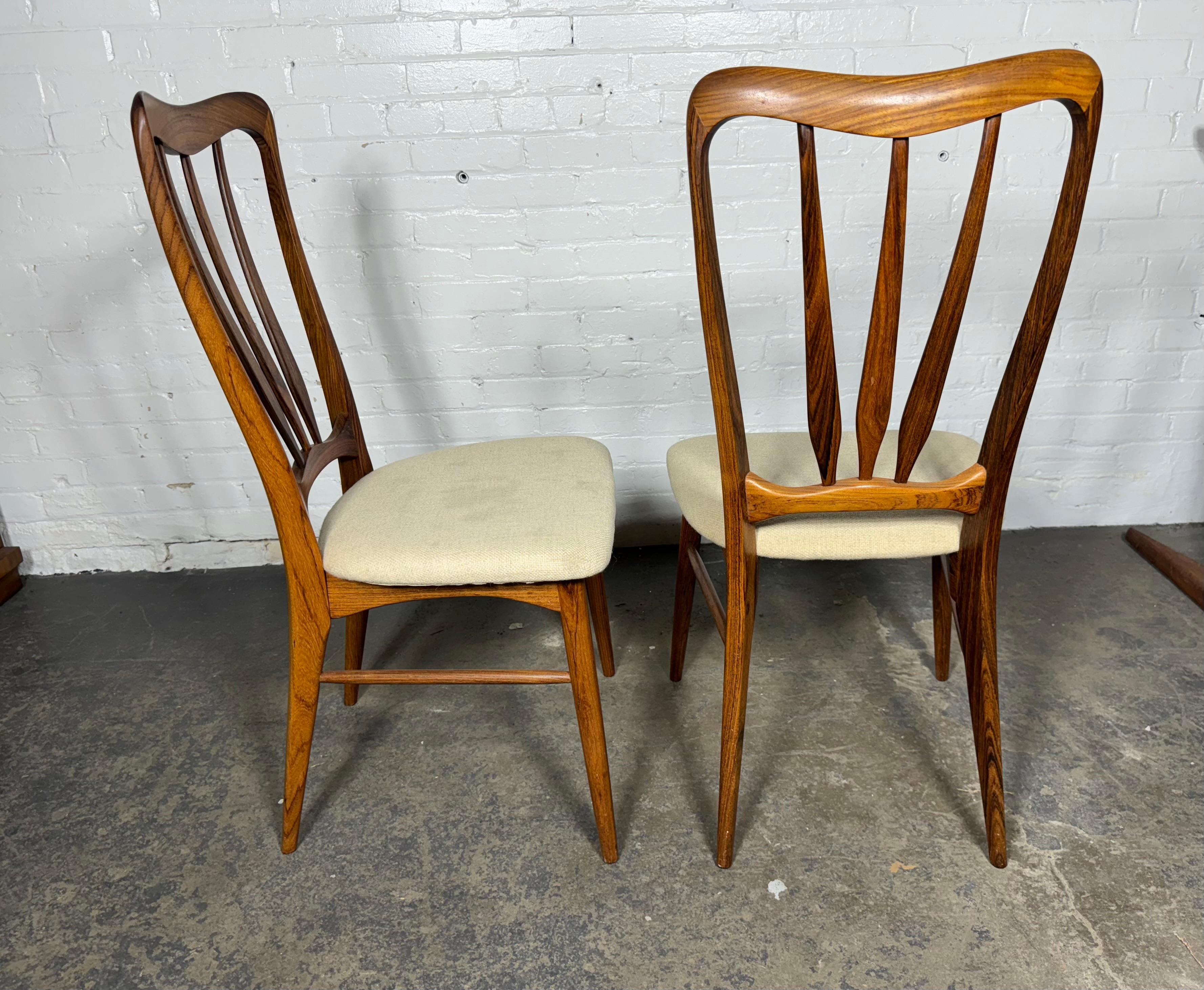 Fabric set 6 Danish Modern Rosewood 