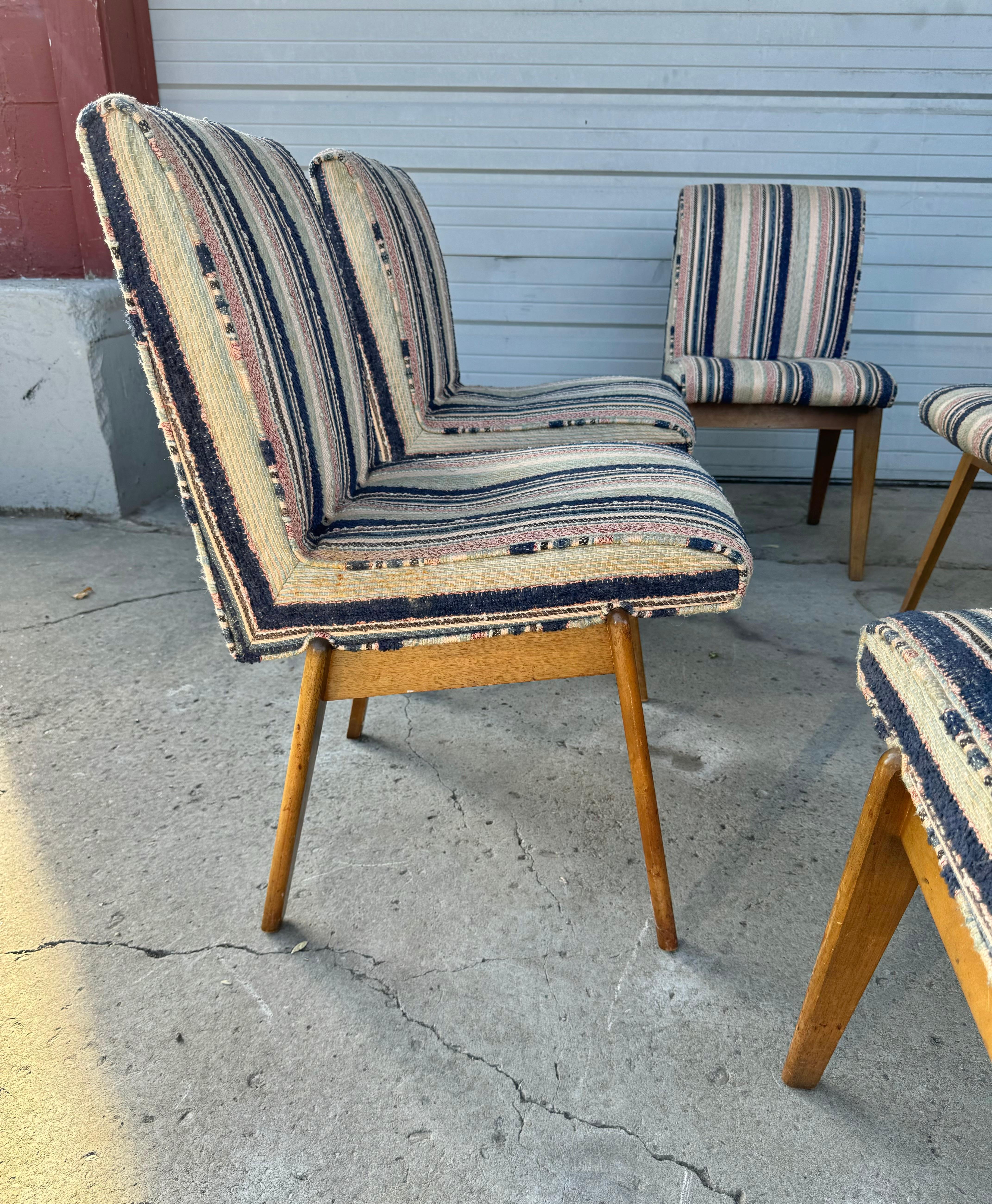 American Set 6 Dining chairs by Glenn of California designed by Sta For Sale