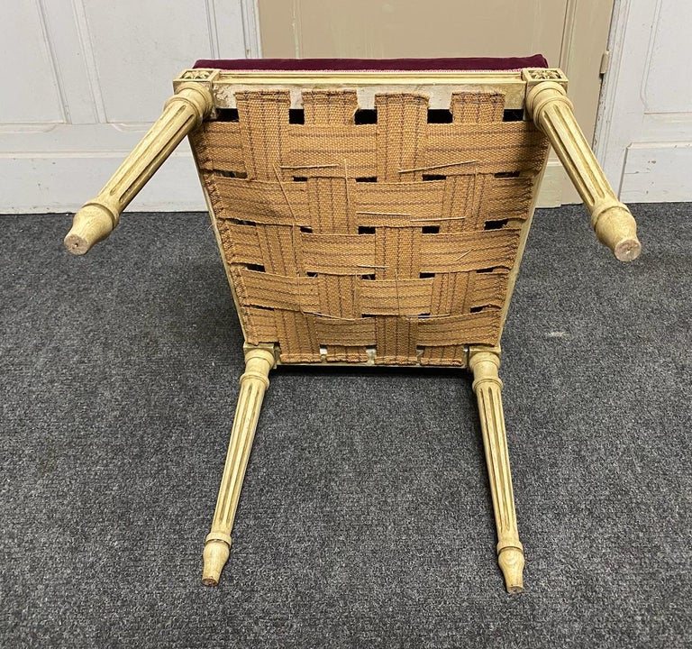 Set 6 French Harp Back Dining Chairs For Sale at 1stDibs