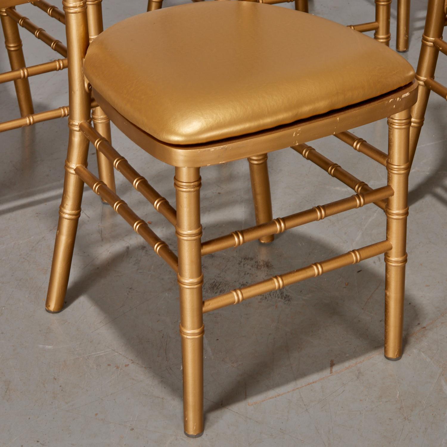 Hollywood Regency Set (6) Gold 