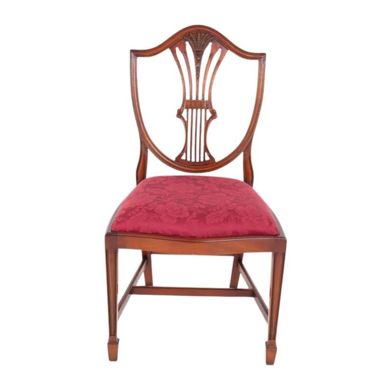Satz 6 Hepplewhite Esszimmerstühle Mahagoni Revival im Angebot 1