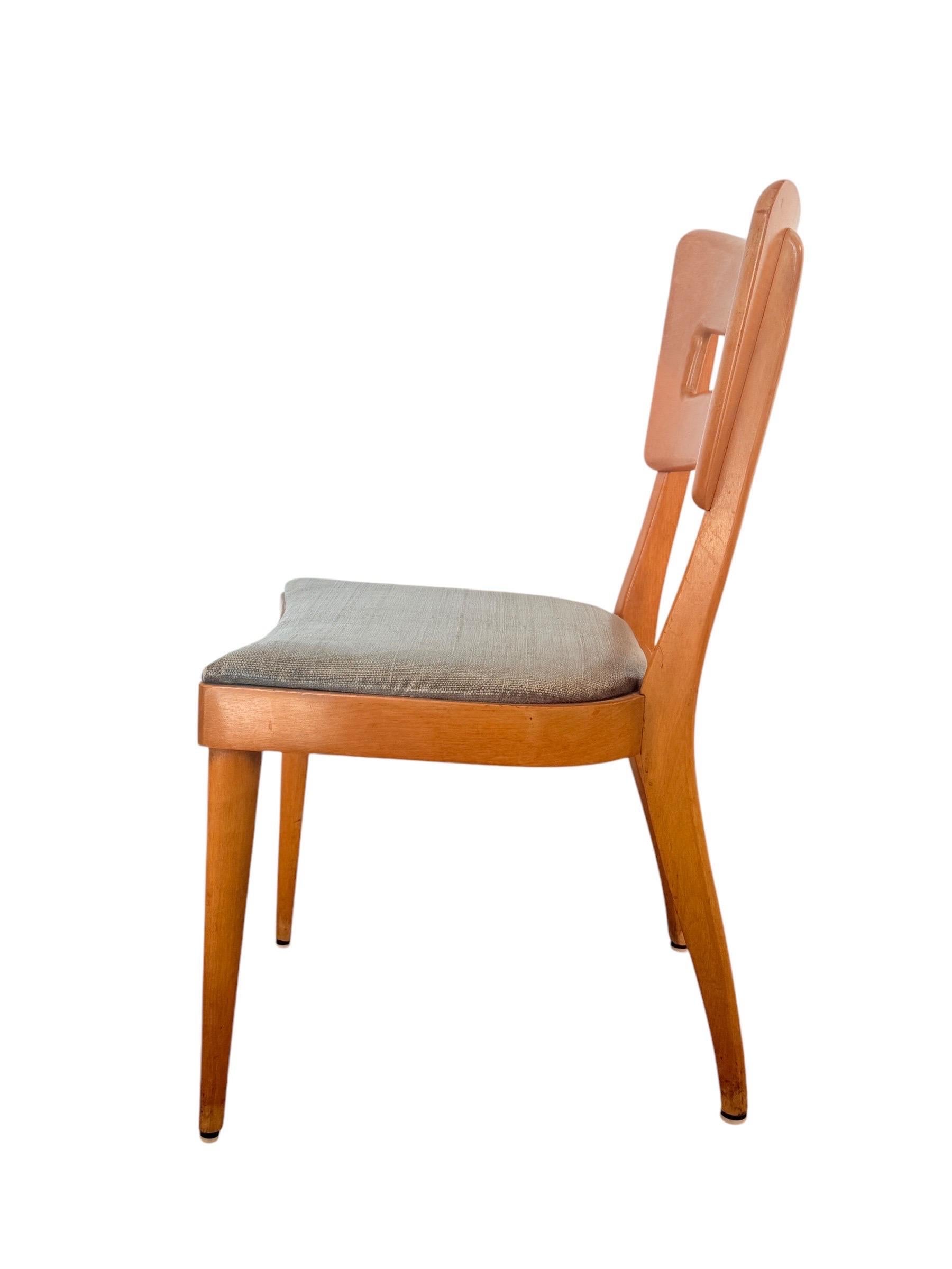 American Set 6 Heywood Wakefield Dog Bone Chairs