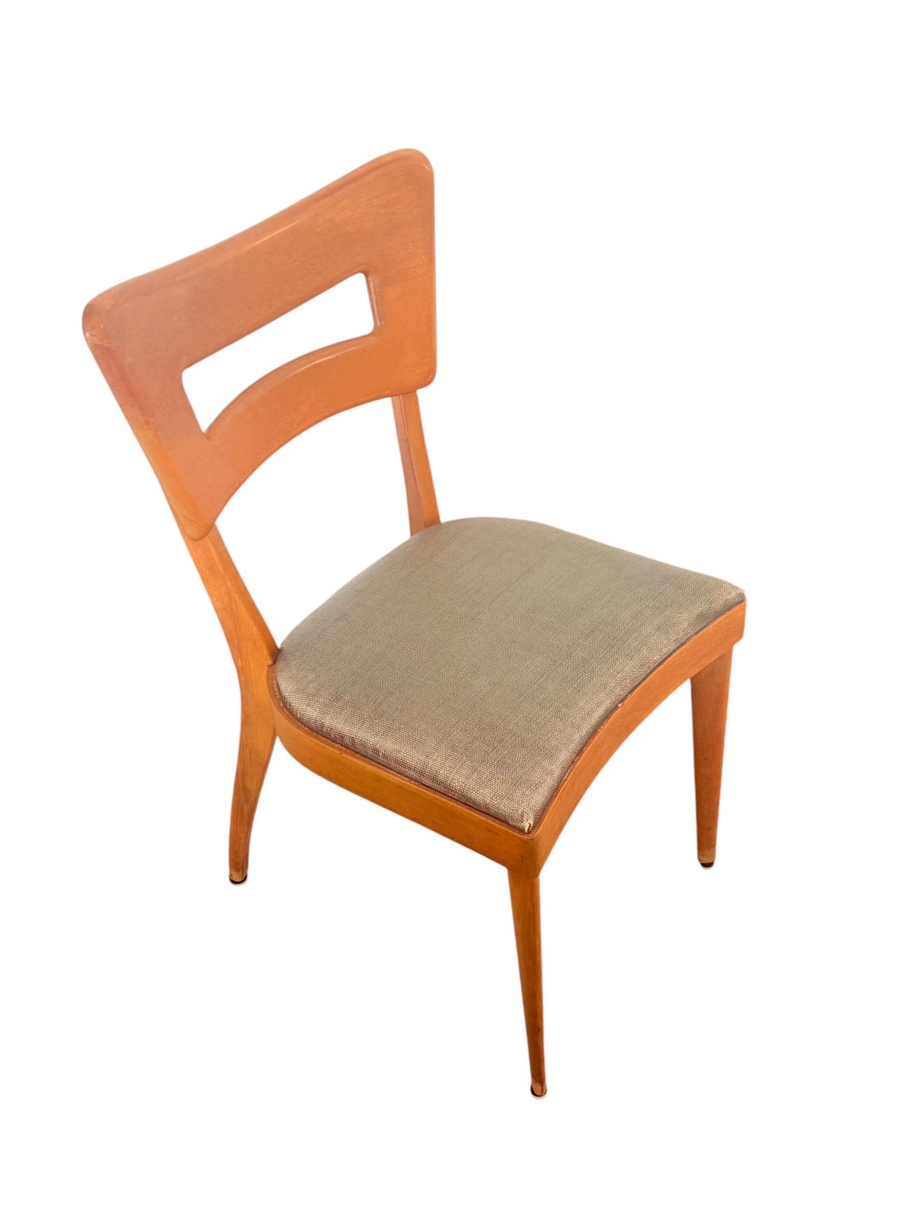 20th Century Set 6 Heywood Wakefield Dog Bone Chairs
