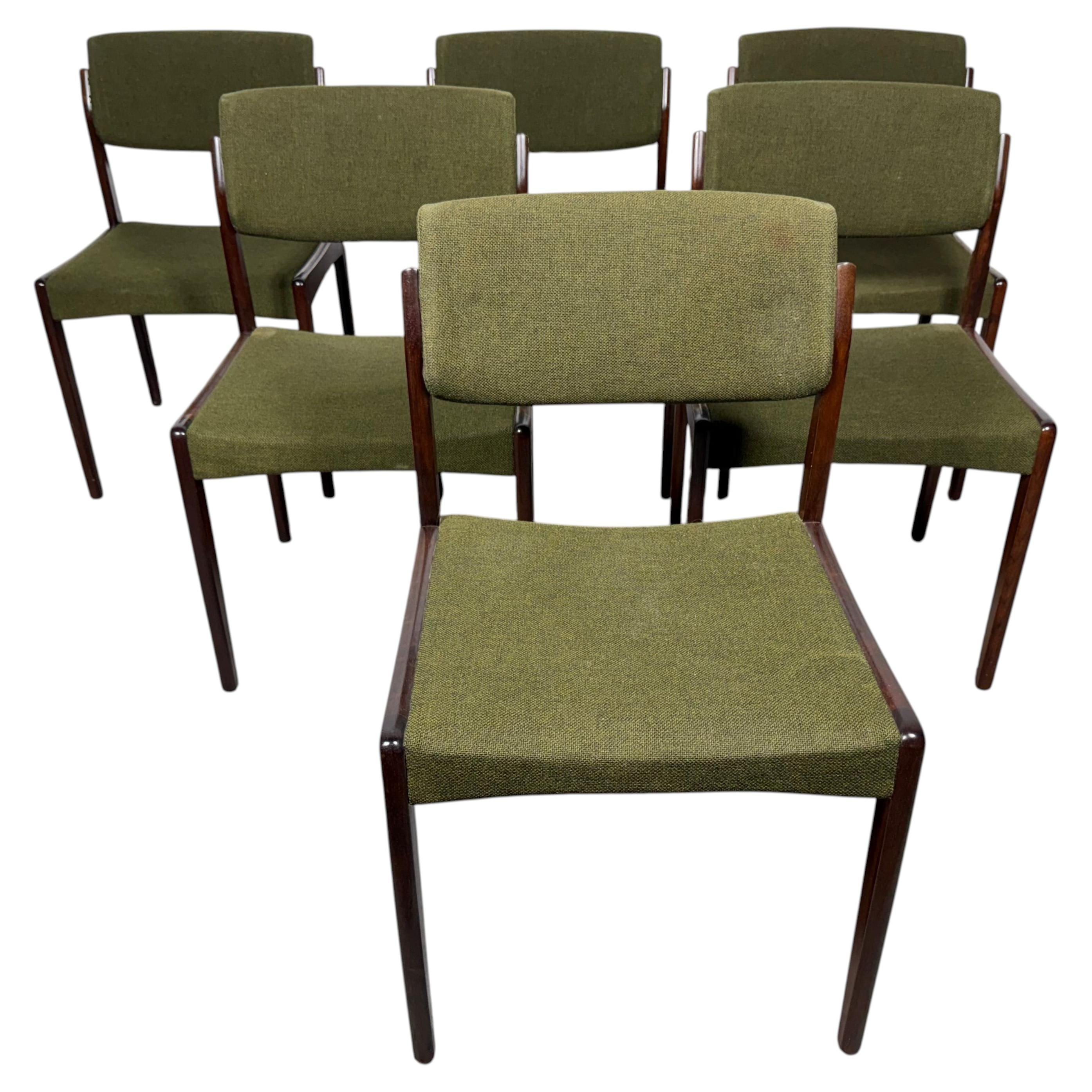Set 6 H.W. Klein Rosewood Dining Chairs for Bramin – Danish Modern, 1960s