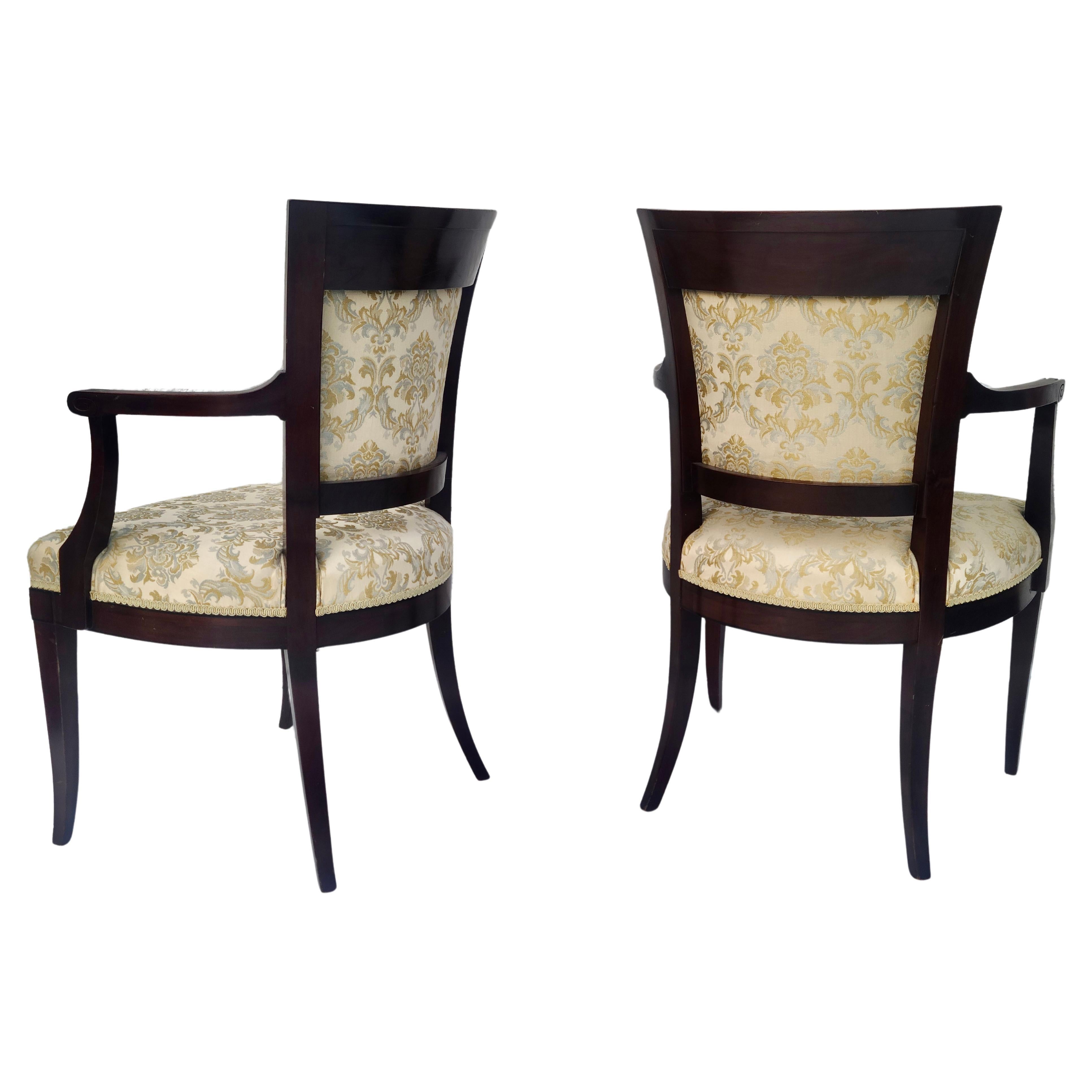 Set 6 John Widdicomb traditional Regency Dining Chairs For Sale 1
