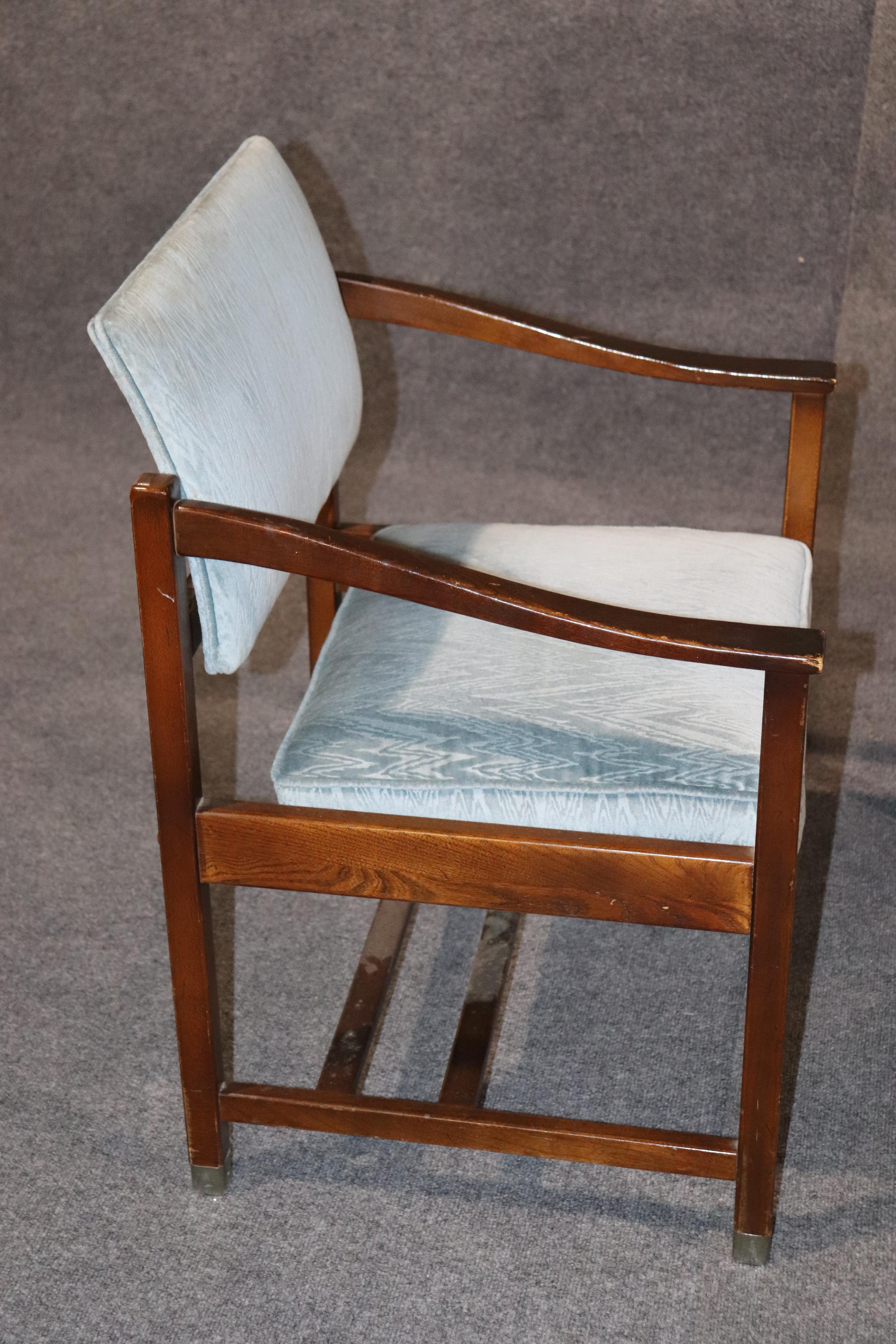 Set of 6 Lane Walnut Mid-Century Modern Dining Chairs, circa 1960 5