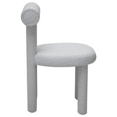 Set 6 Luna Chair White Boucle Dovain Studio